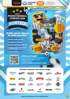Vista previa Cordiez ofertas válido desde el 28.05.2026 | Página: 5 | Productos: Sillón, Pelota, Guantes, Frigobar