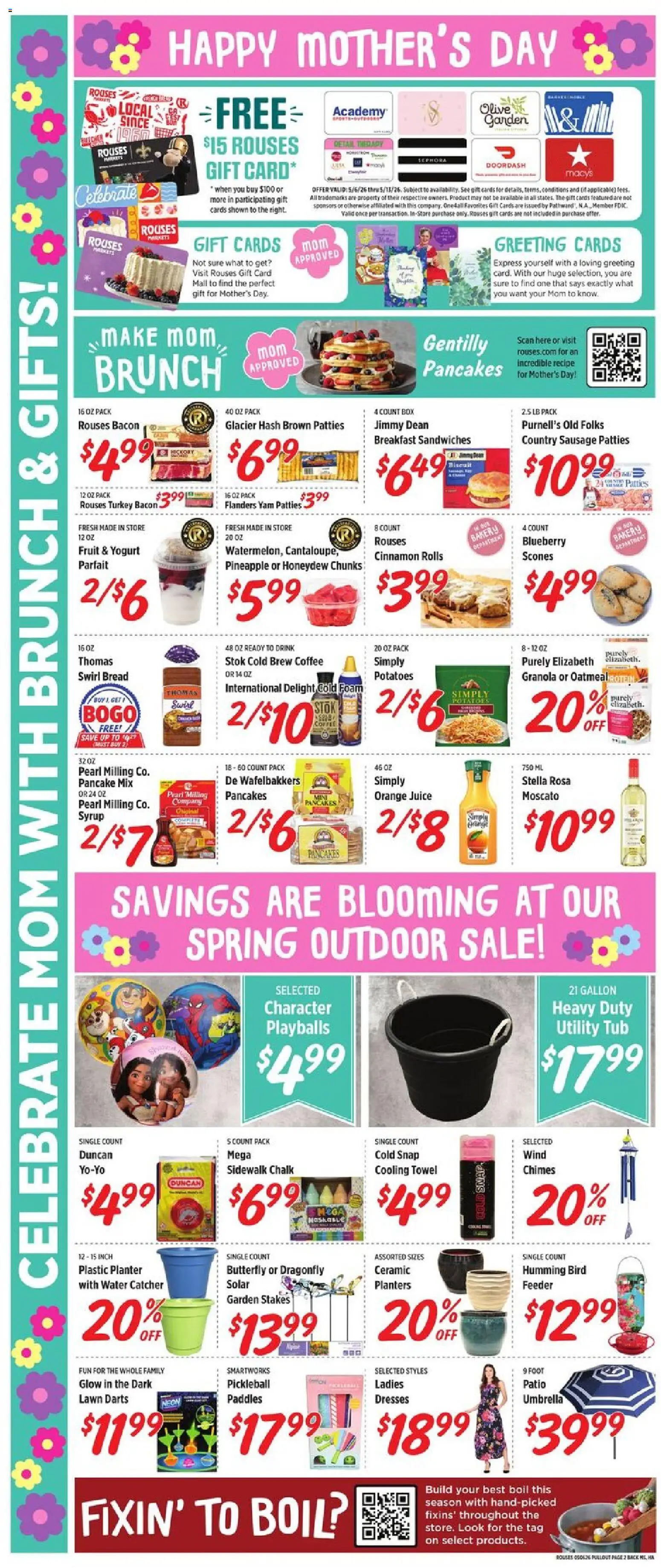 Rouses Weekly Ad - MS - valid from 06.05.2026 | Page: 4 | Products: Bakery, Yogurt, Coffee, Juice