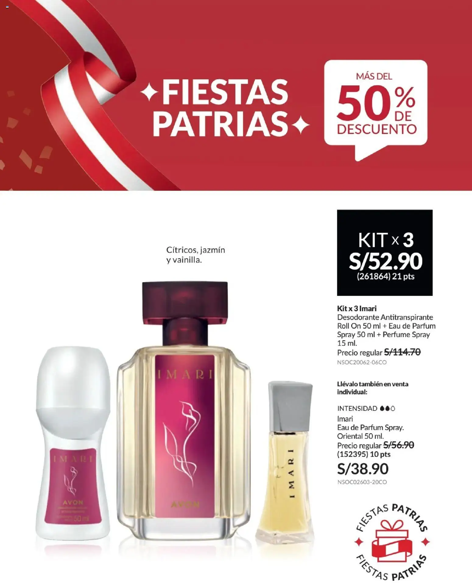 Catálogo Avon válido desde 01/07/2026 | Página: 71 | Productos: Desodorante, Antitranspirante, Perfume