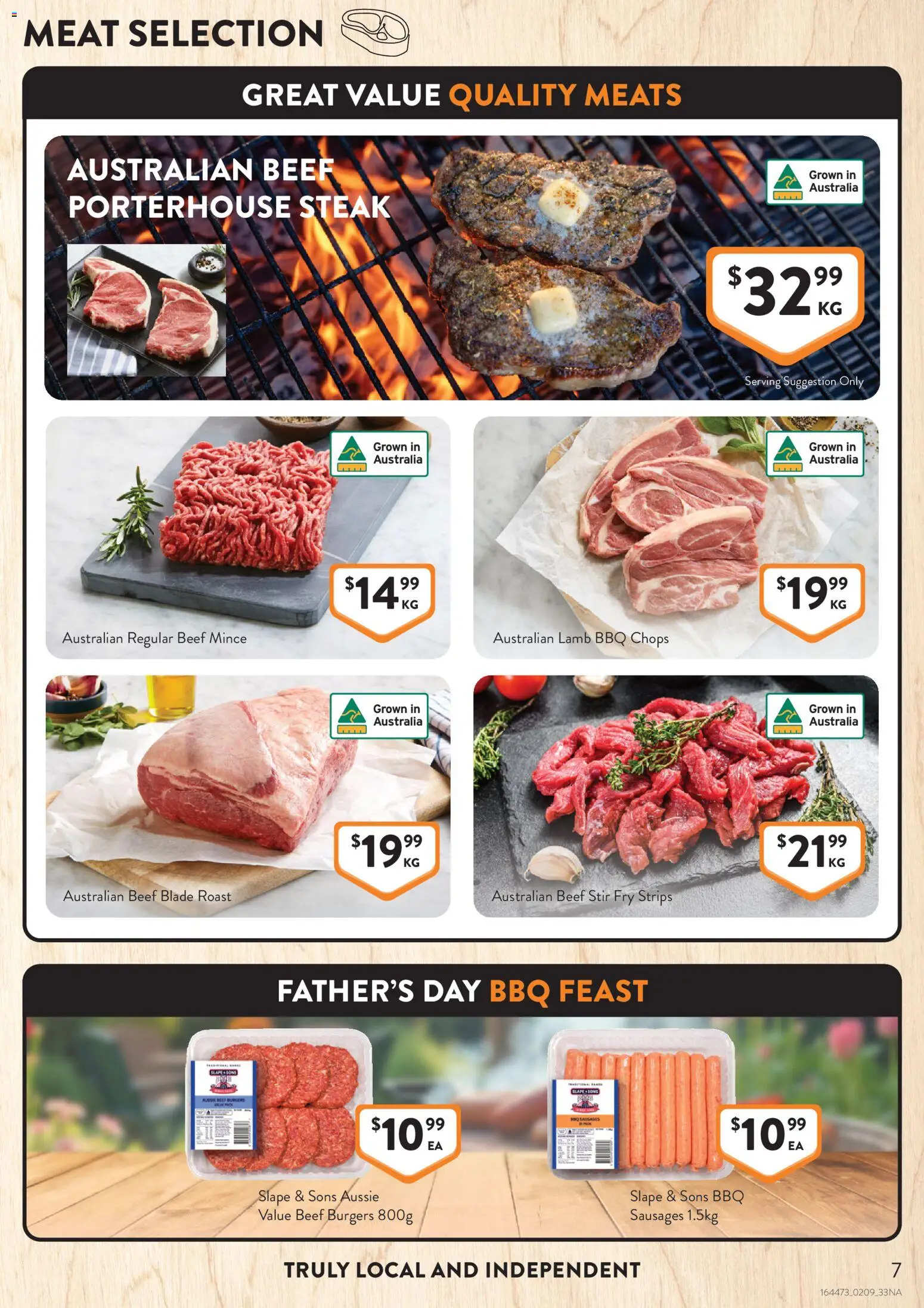 Foodworks catalogue - valid from 09/09/2026 | Page: 7 | Products: Meat, Steak, Sausages, Strips
