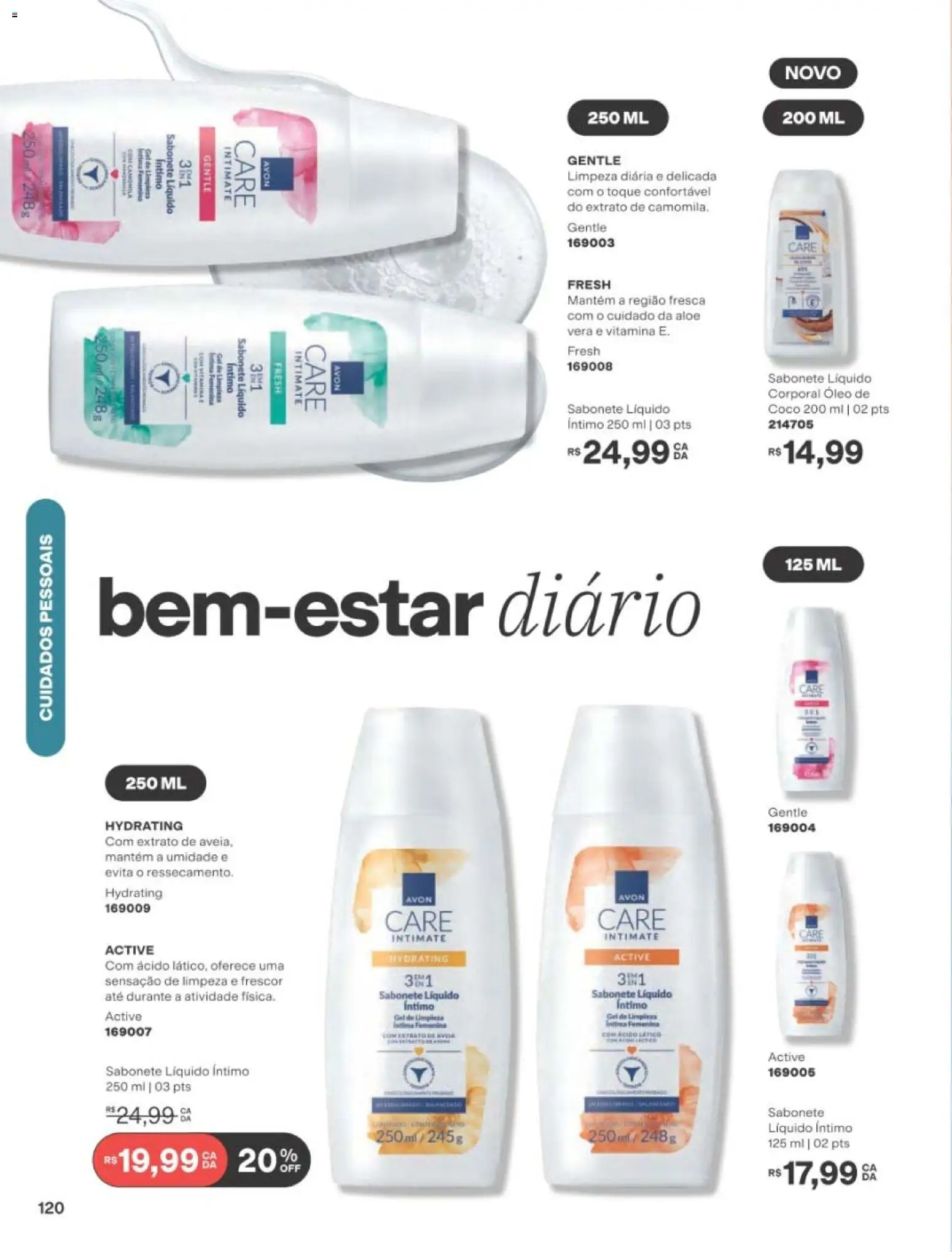 Avon Folheto - válido de 19/07/2026 | Página: 120 | Produtos: Coco, Óleo, Cenoura, Sabonete