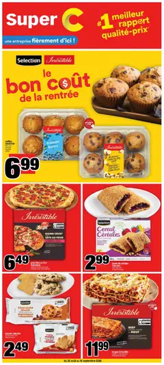Preview of Super C circulaire - Le bon coût de la rentrée from shop Super C valid from Aug 27, 2026