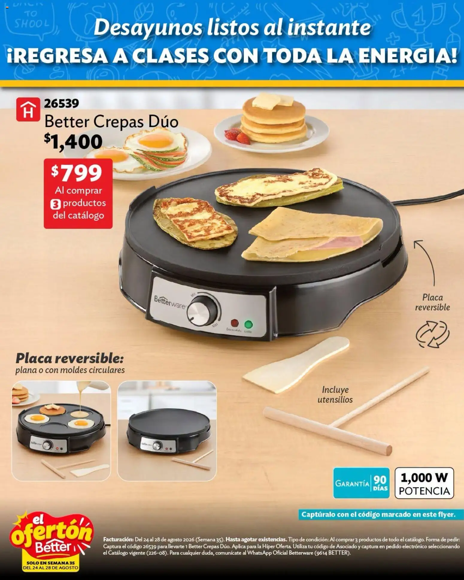 Nuevas ofertas de Betterware válidas en toda la República Mexicana desde el 24/08/2026. ¡Encuentra las mejores ofertas en Betterware catálogo El Ofertón! | Página: 4