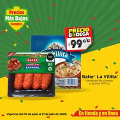 Vista previa de Bodega Aurrerá folleto La emoción de los partidos ya empezó, nuevo folleto de la tienda, válido en México a partir del 05/06/2026 | Página: 3 | Productos: Queso, Chorizo