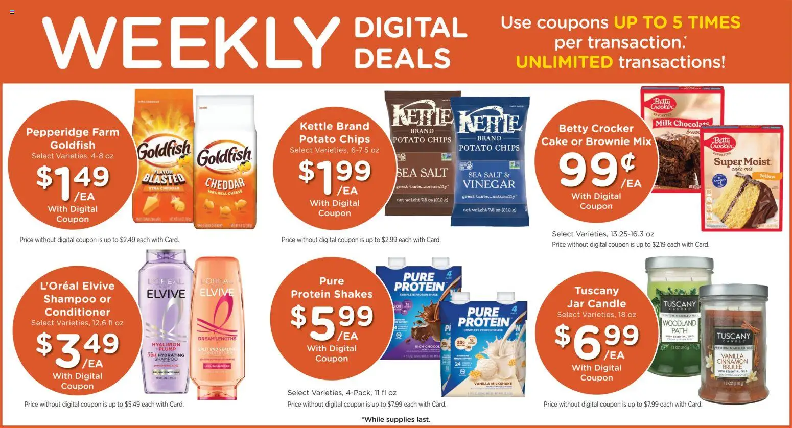 Dillons Weekly Ad - valid from 08/26/2026 | Page: 3 | Products: Vinegar, Milk, Cake, Vanilla