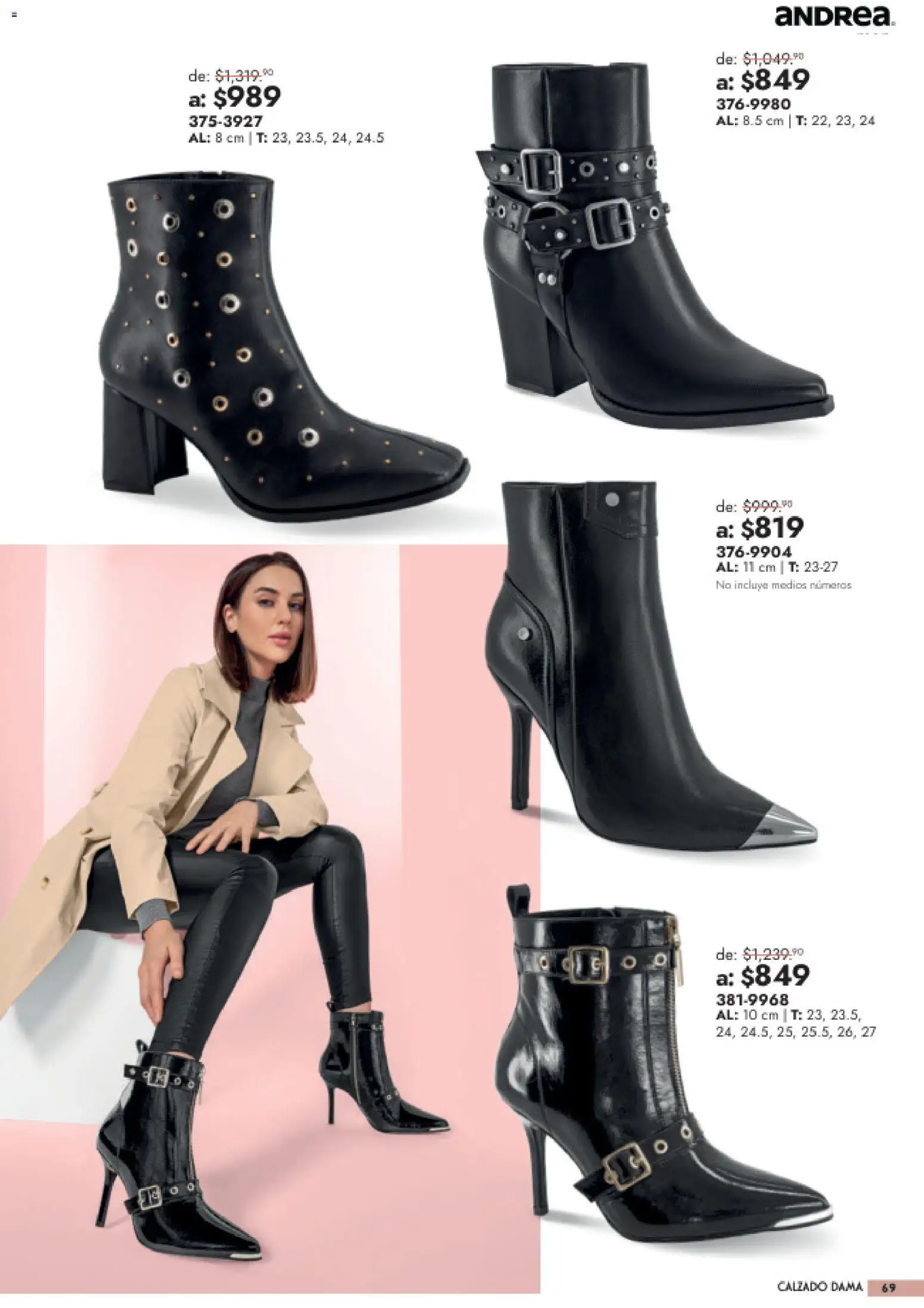 Nuevas ofertas de Andrea válidas en toda la República Mexicana desde el 26/07/2026. ¡Encuentra las mejores ofertas en Andrea catálogo Outlet! | Página: 69