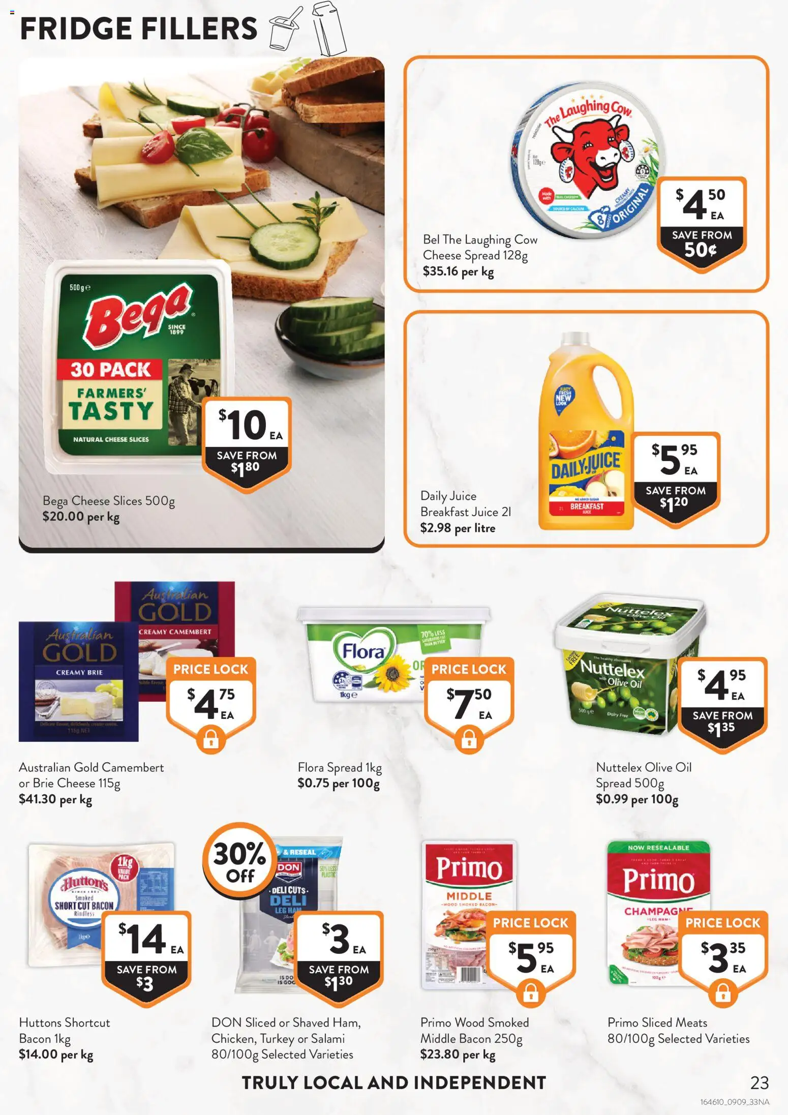 Foodworks catalogue - valid from 09/09/2026 | Page: 23 | Products: Cheese, Oil, Juice, Camembert