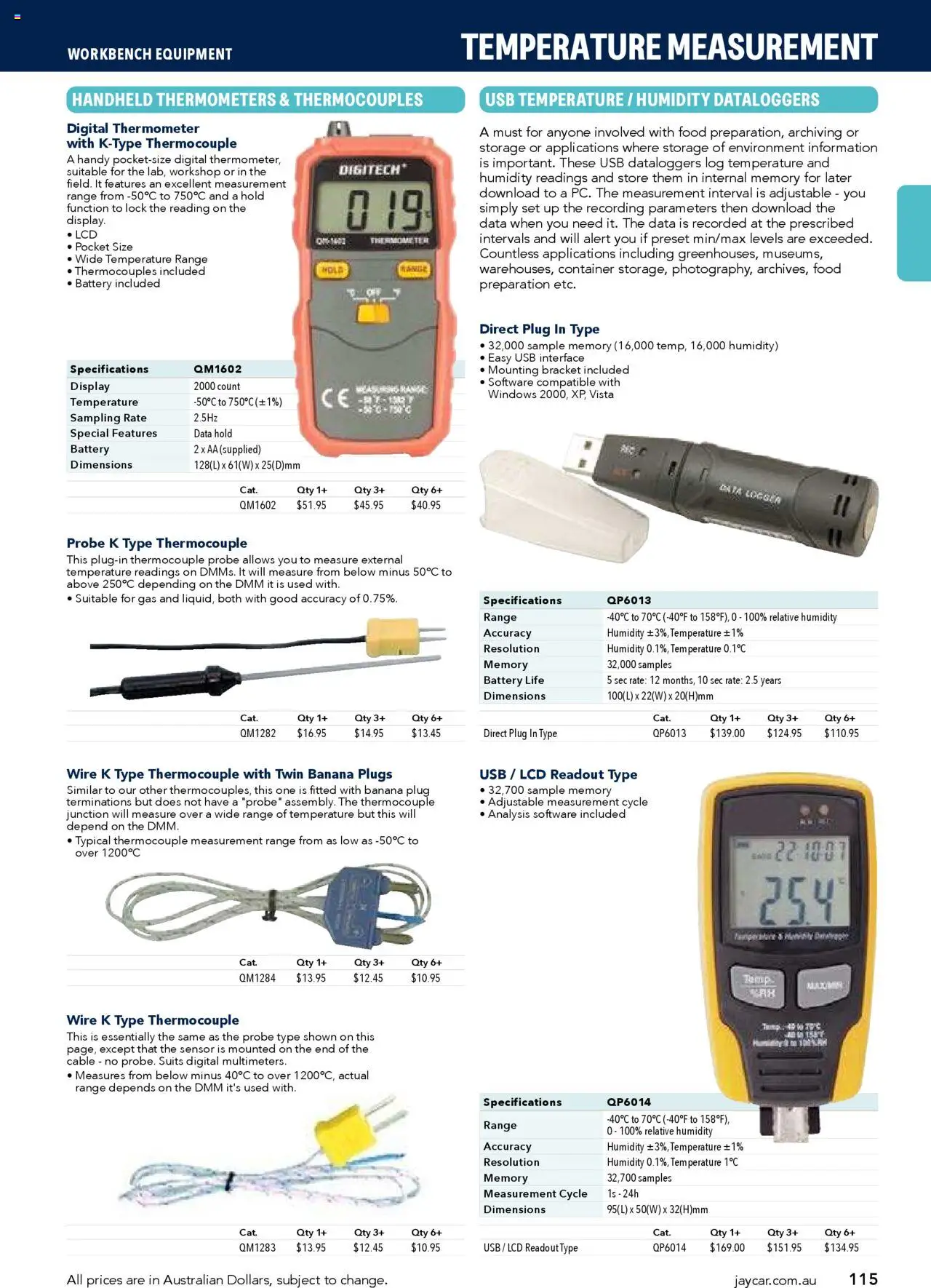 Jaycar catalogue - valid from 09/07/2025 | Page: 115 | Products: Food, Battery, Digital, Usb