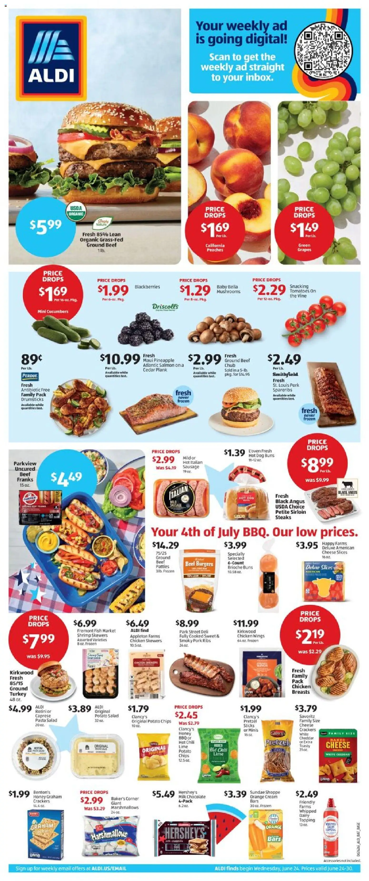 Aldi Weekly Ad - valid from 06/24/2026 | Page: 1