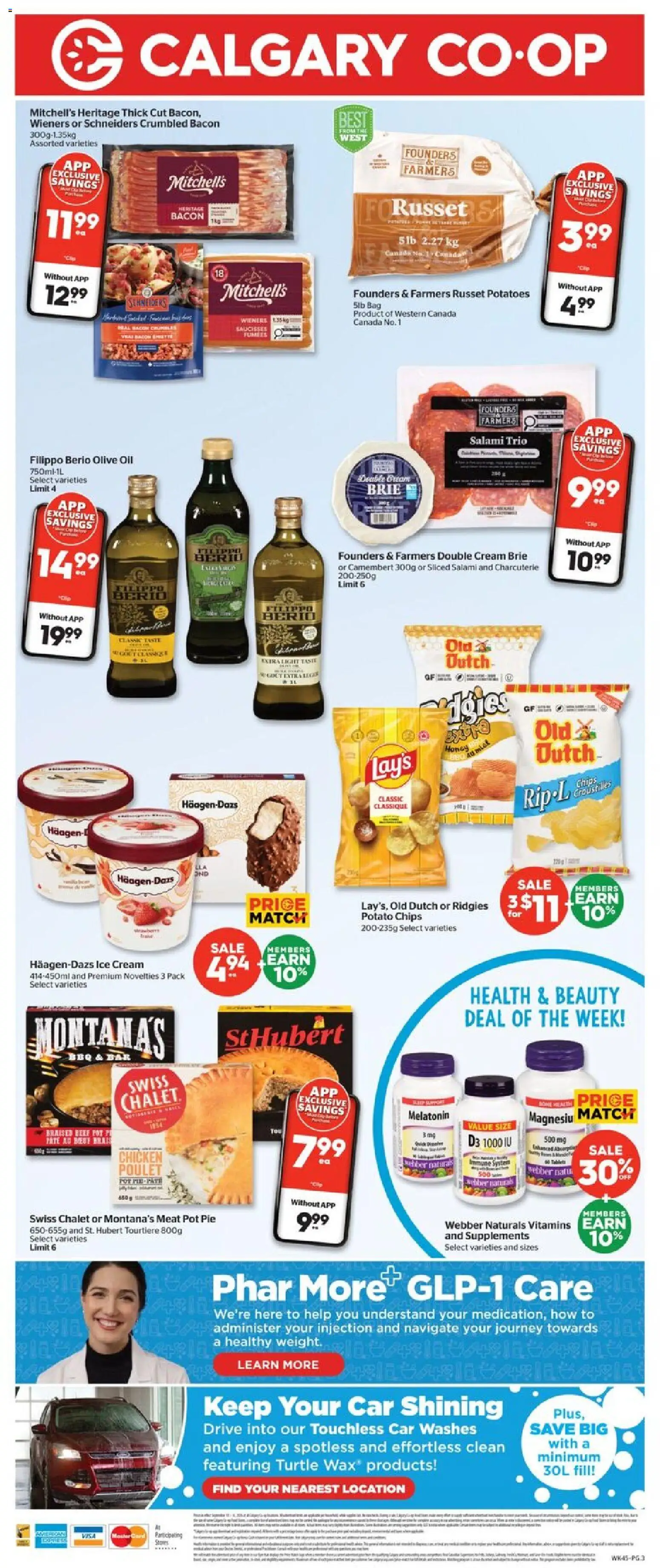 Calgary Co-op flyer valid from Sep 10, 2026 | Page: 3 | Products: Beef, Pâté, Oil, Salami