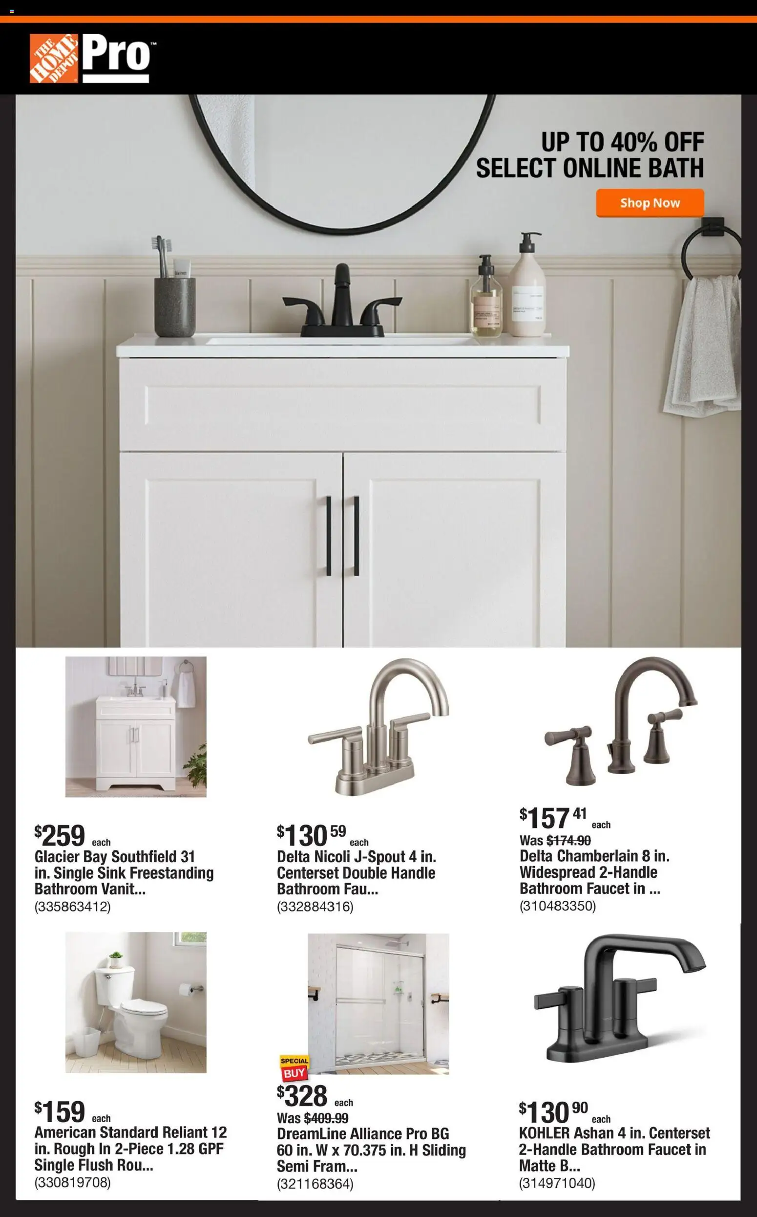 Home Depot Shop Pro Ad - valid from 10/19/2026 | Page: 1