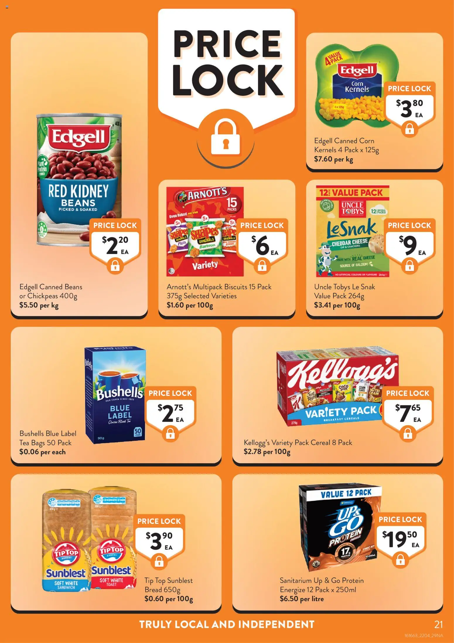 Foodworks catalogue - valid from 22.04.2026 | Page: 21 | Products: Pot, Bread, Up & go, Bakery