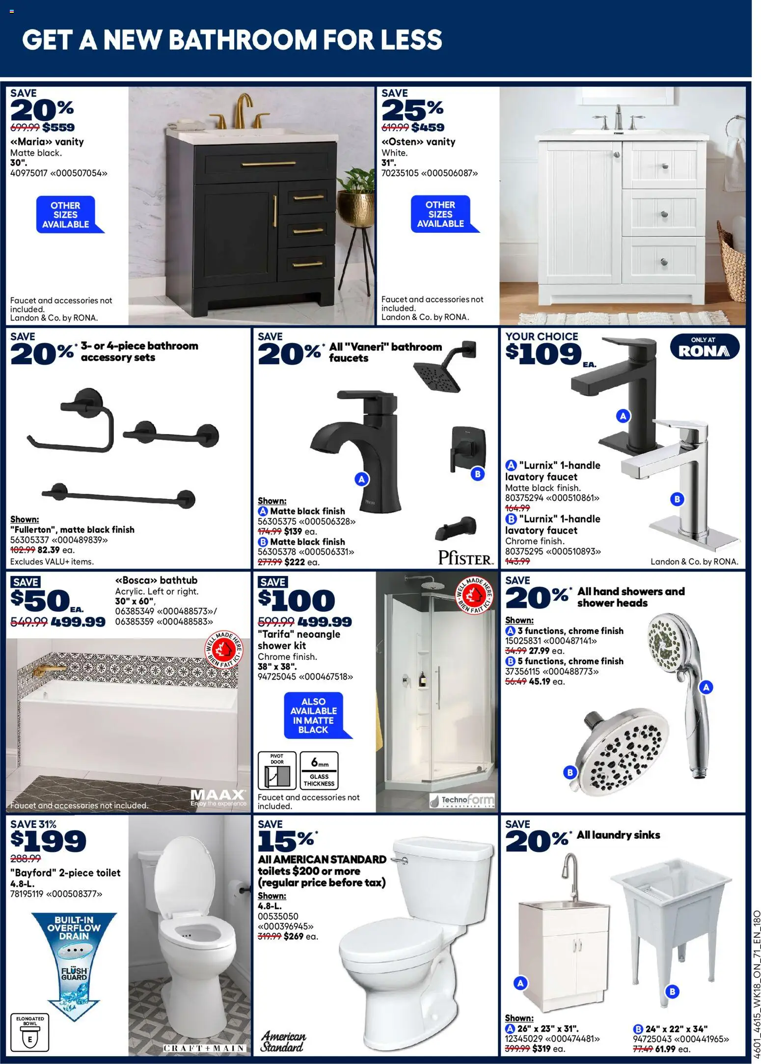 Rona flyer valid from 28.05.2026 | Page: 17 | Products: Shower
