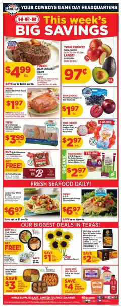 Preview of H-E-B weekly ads valid from 09/23/2026 | Page: 1