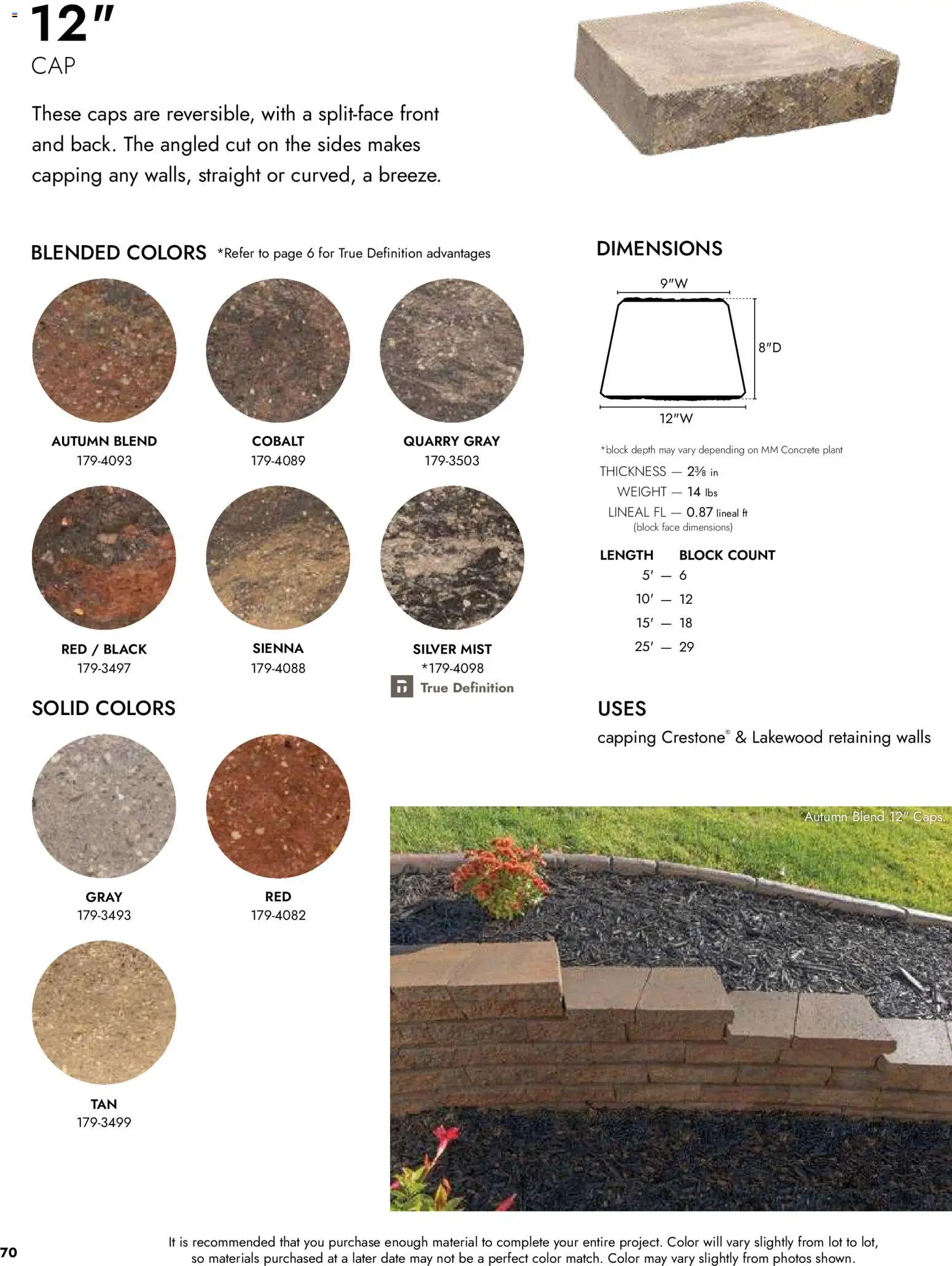 Menards Landscape Catalog - valid from 02.04.2026 | Page: 70 | Products: Date, Weight