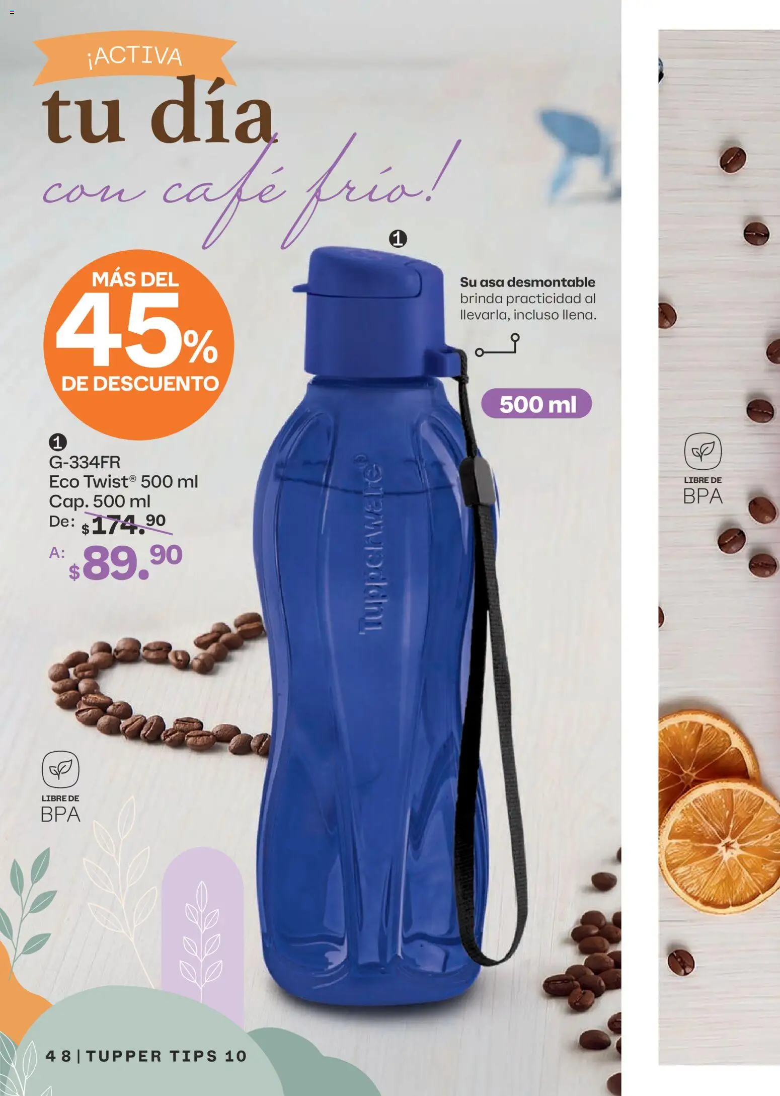 Nuevas ofertas de Tupperware válidas en toda la República Mexicana desde el 07/09/2026. ¡Encuentra las mejores ofertas en Tupperware catálogo! | Página: 48 | Productos: Café, Tupper