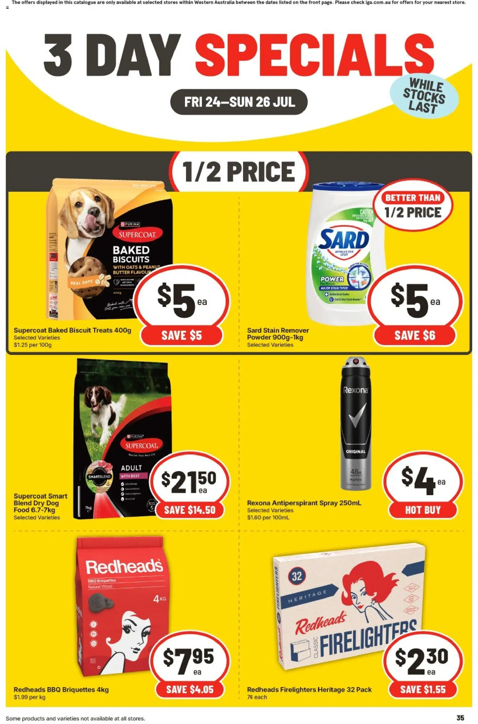 IGA catalogue - valid from 24/07/2026 | Page: 3 | Products: Butter, Beef, Oats, Biscuits