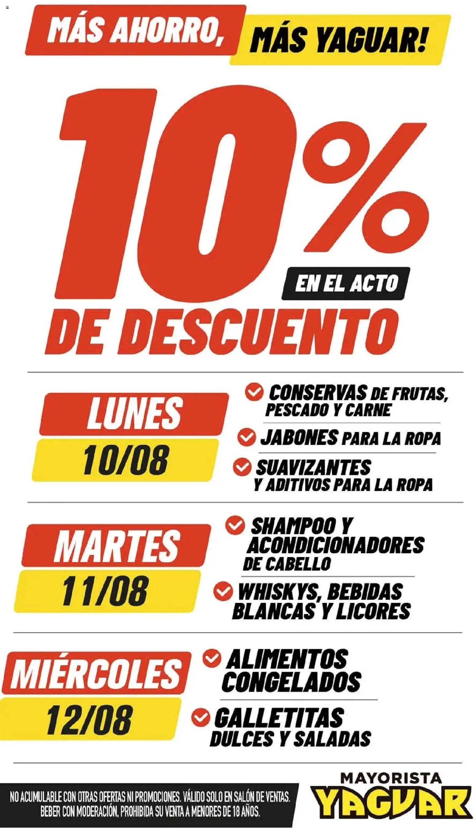 Yaguar - Oferta Semanal Parque Chacabuco │ válido desde el 10/08/2026 | Página: 4