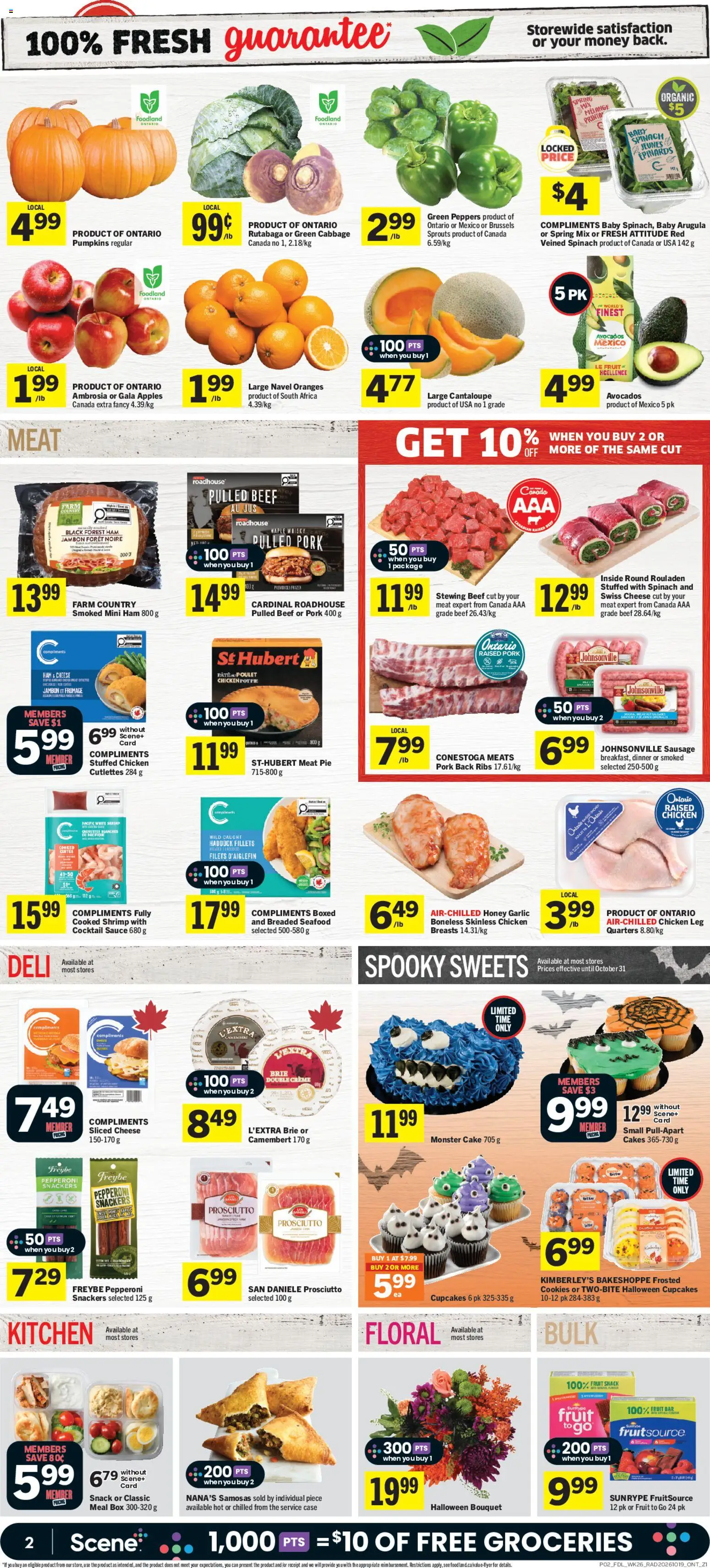 Foodland flyer valid from Oct 22, 2026 | Page: 3