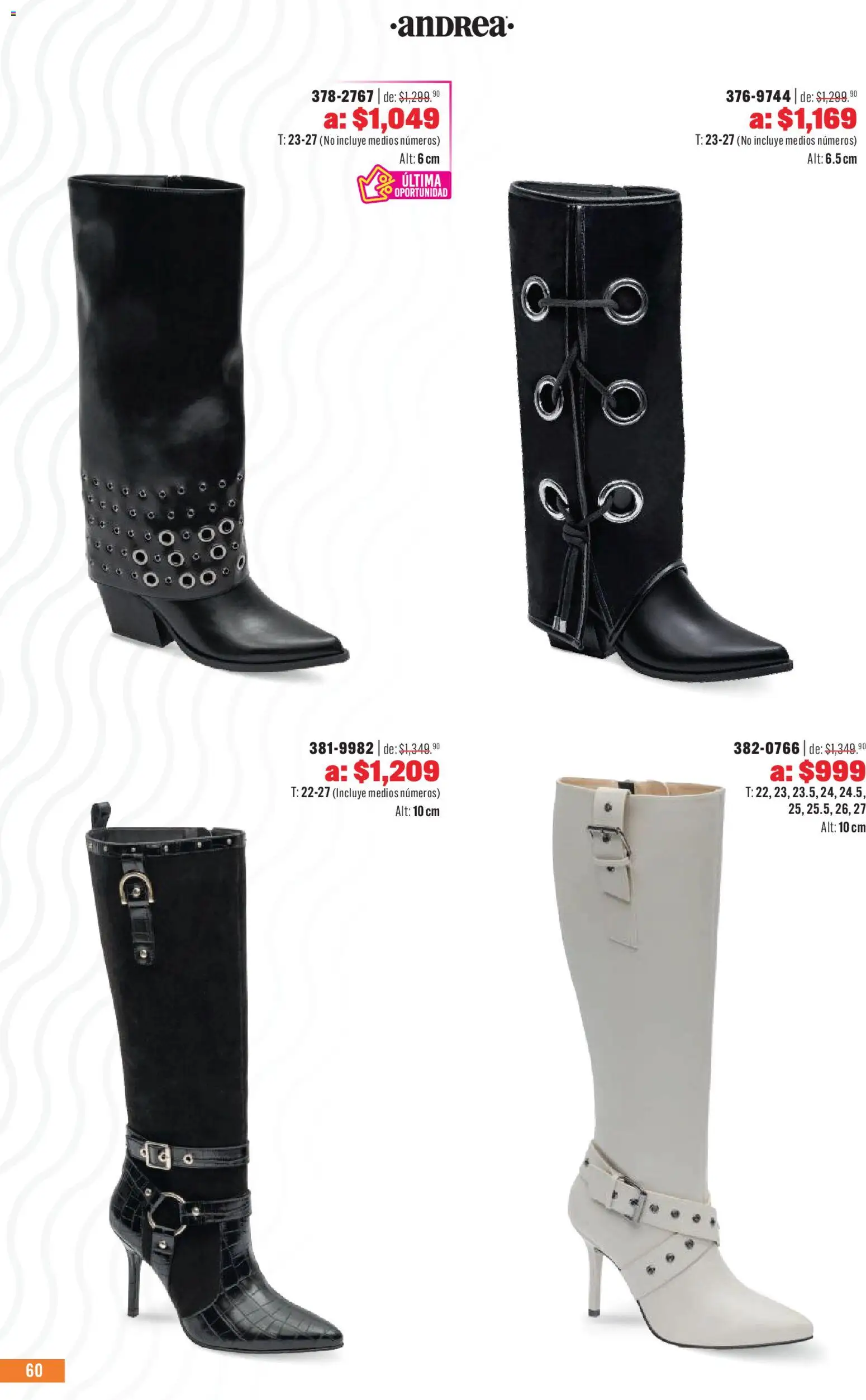 Nuevas ofertas de Andrea válidas en toda la República Mexicana desde el 03.05.2026. ¡Encuentra las mejores ofertas en Andrea catálogo Outlet! | Página: 60