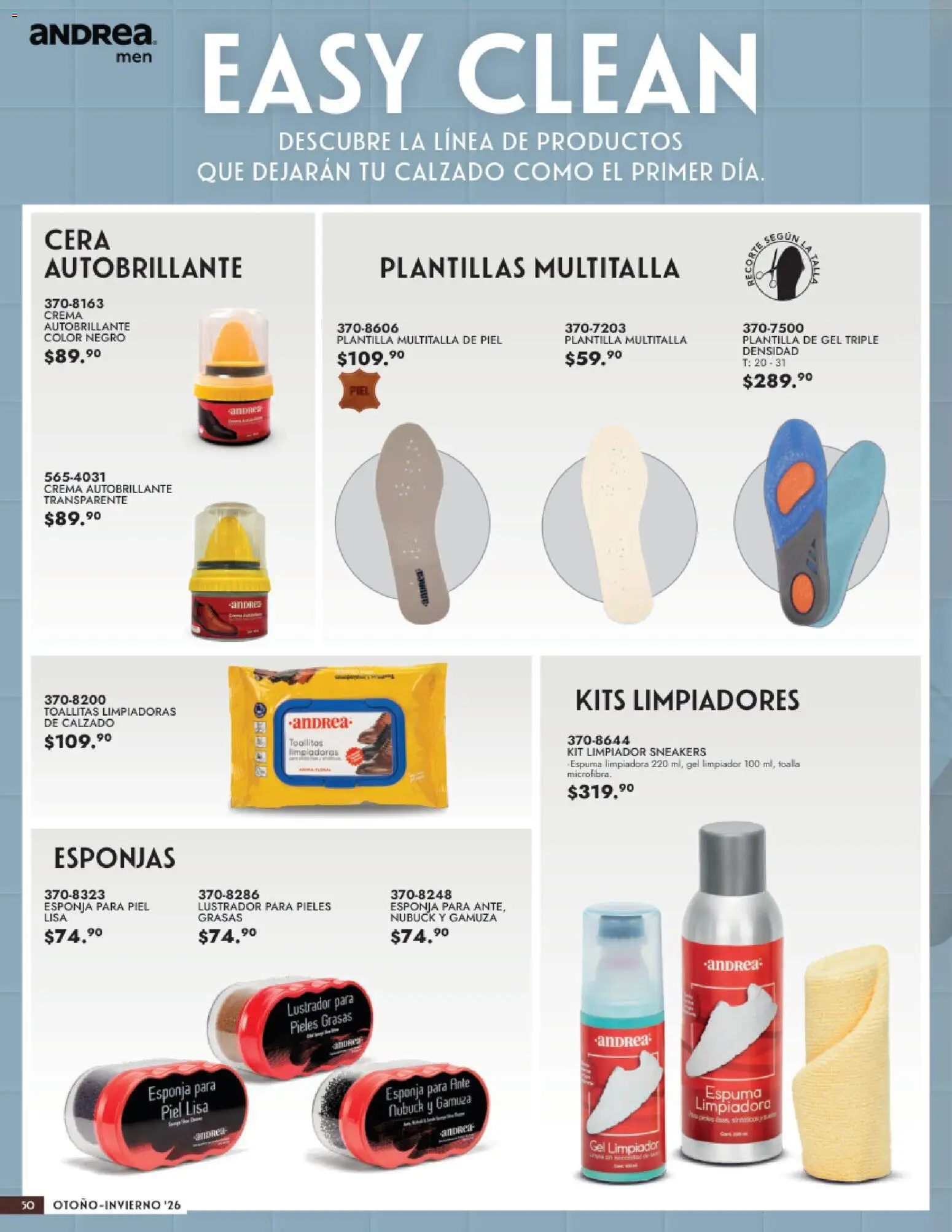 Nuevas ofertas de Andrea válidas en toda la República Mexicana desde el 23/08/2026. ¡Encuentra las mejores ofertas en Andrea catálogo Accesorios para todos! | Página: 50