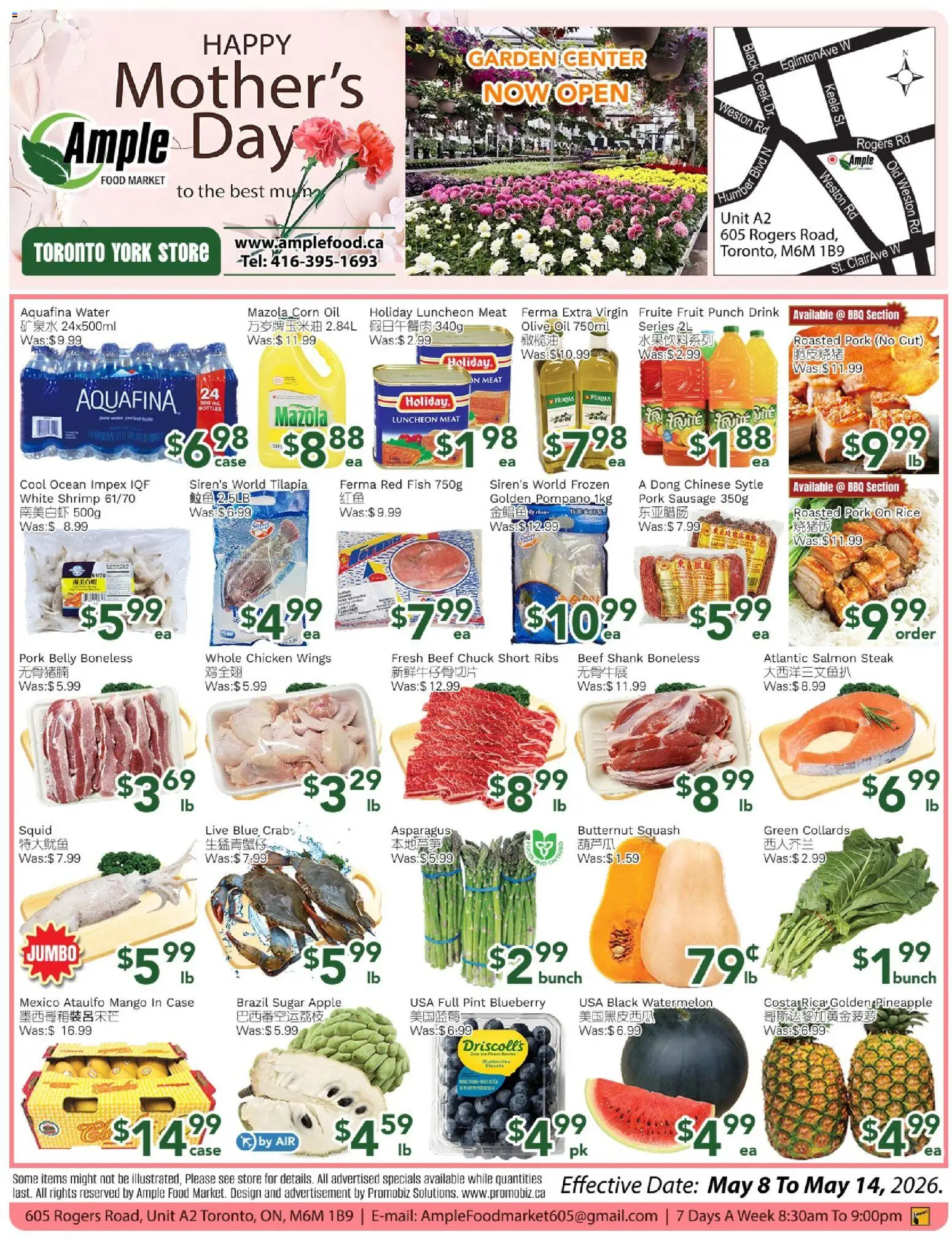 Ample Food Market flyer valid from 08.05.2026 | Page: 1