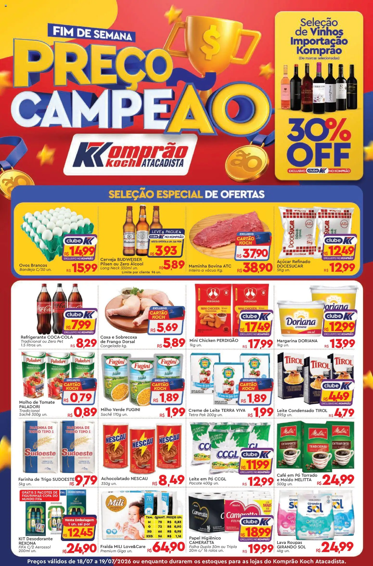 Komprao Atacadista Folheto - válido de 18/07/2026 | Página: 1
