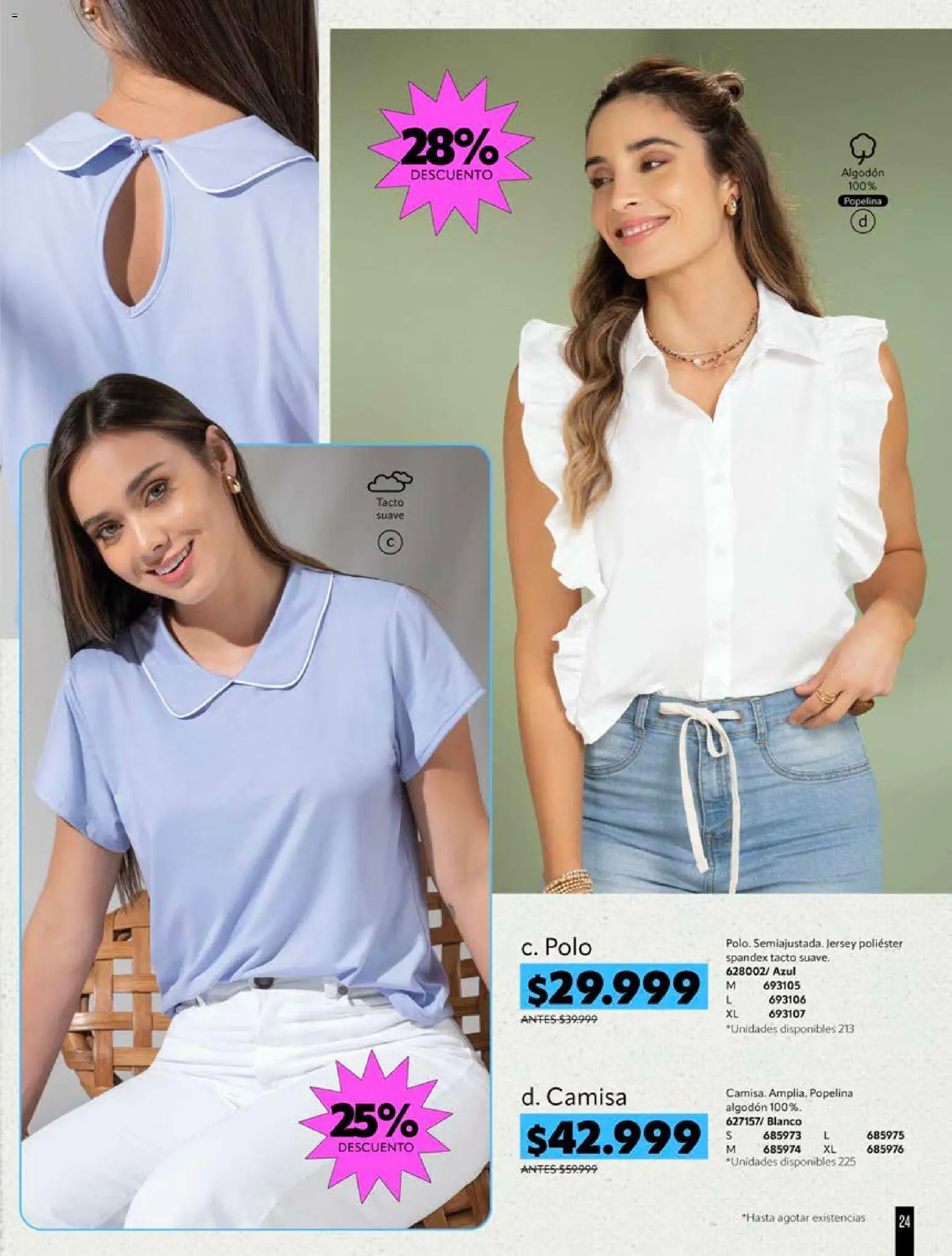 Pacifika revista - valida desde el 18/10/2026 | Página: 229 | Productos: Algodón, Camisa