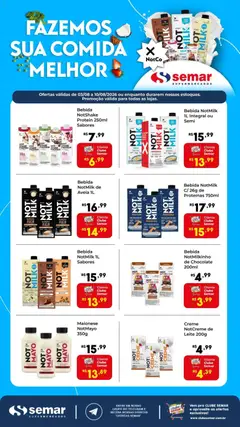 Semar Supermercado ofertas NotCo - Pré-Visualização do folheto da loja Semar Supermercado, válido de 03/08/2026