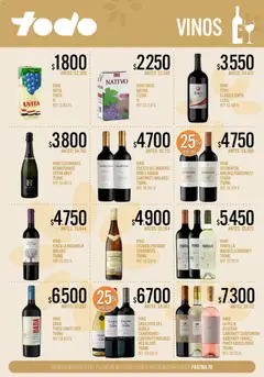 Vista previa Supermercados TODO - Ofertas válido desde el 25/08/2026 | Página: 16 | Productos: Vino tinto, Espumante, Vino
