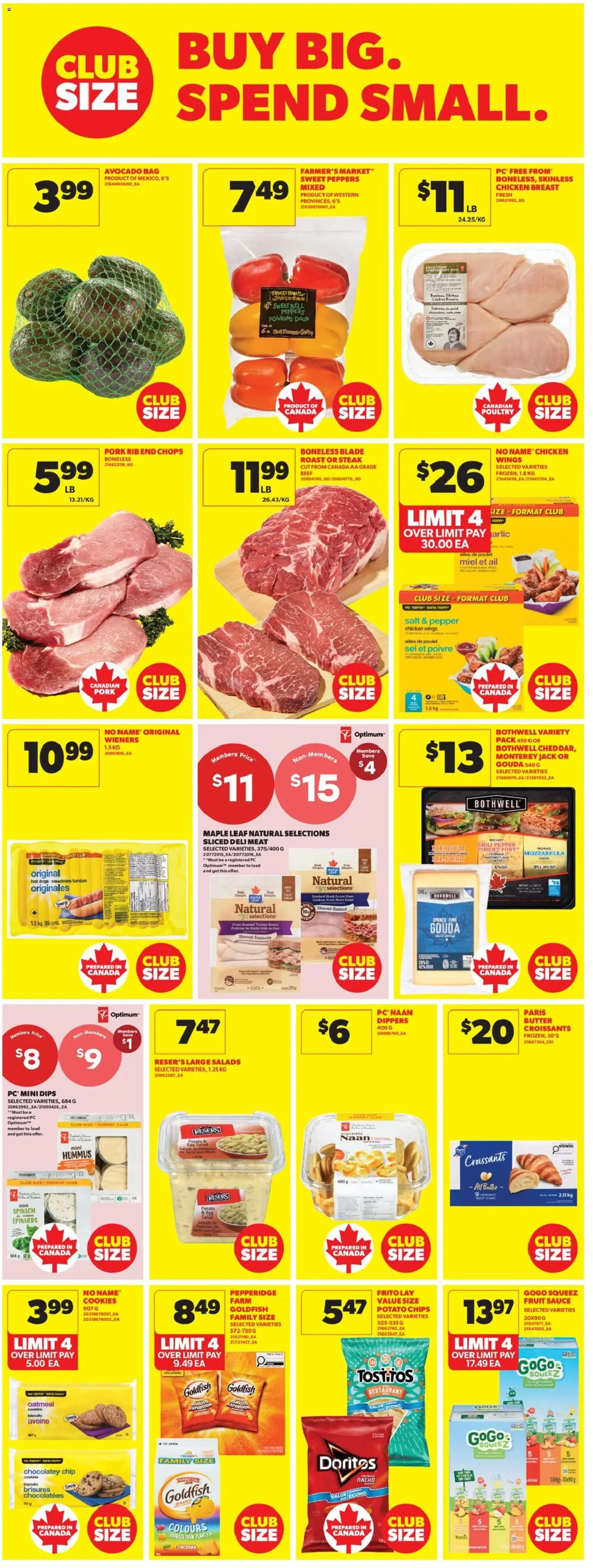 Real Canadian Superstore flyer valid from 14.05.2026 | Page: 33 | Products: Beef, Chicken wings, Bag, Pork