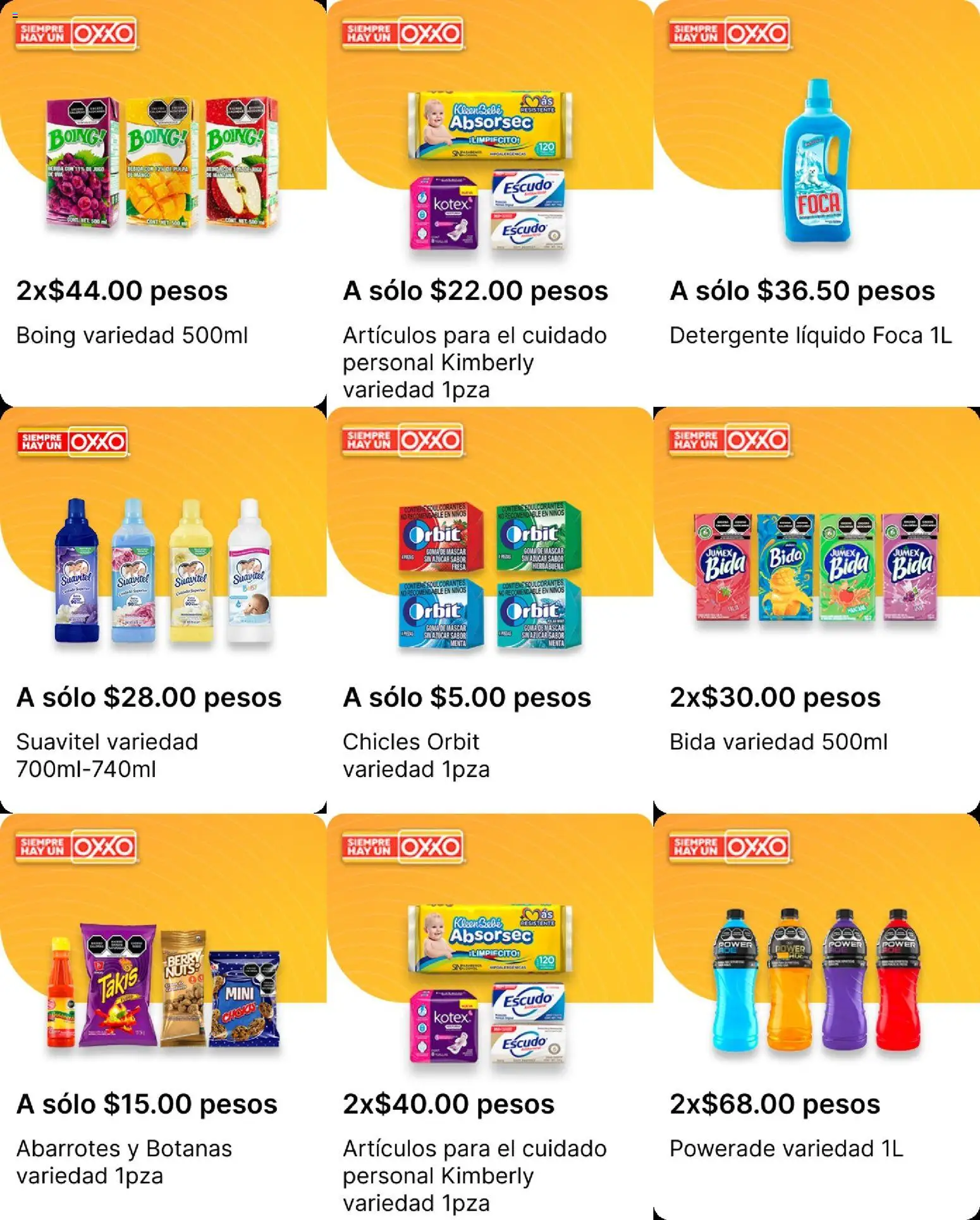 Catálogo OXXO - Página 3 - Ofertas válidas hasta el 31 de octubre de 2026