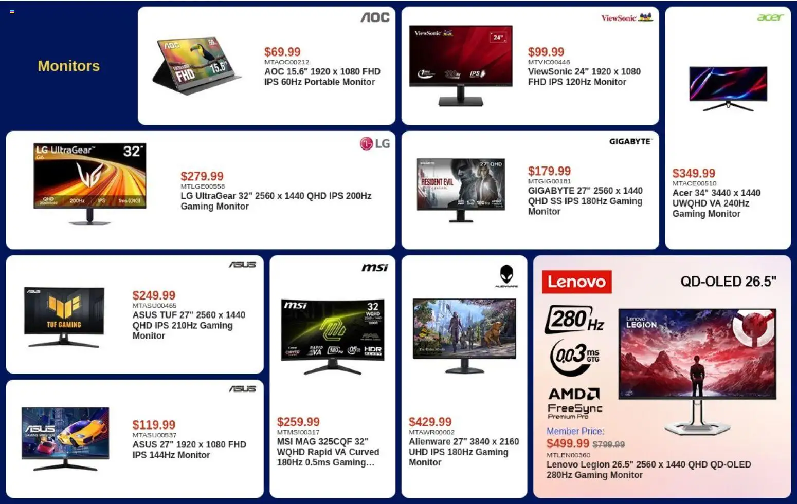 Canada Computers flyer valid from Sep 11, 2026 | Page: 4 | Products: Monitor