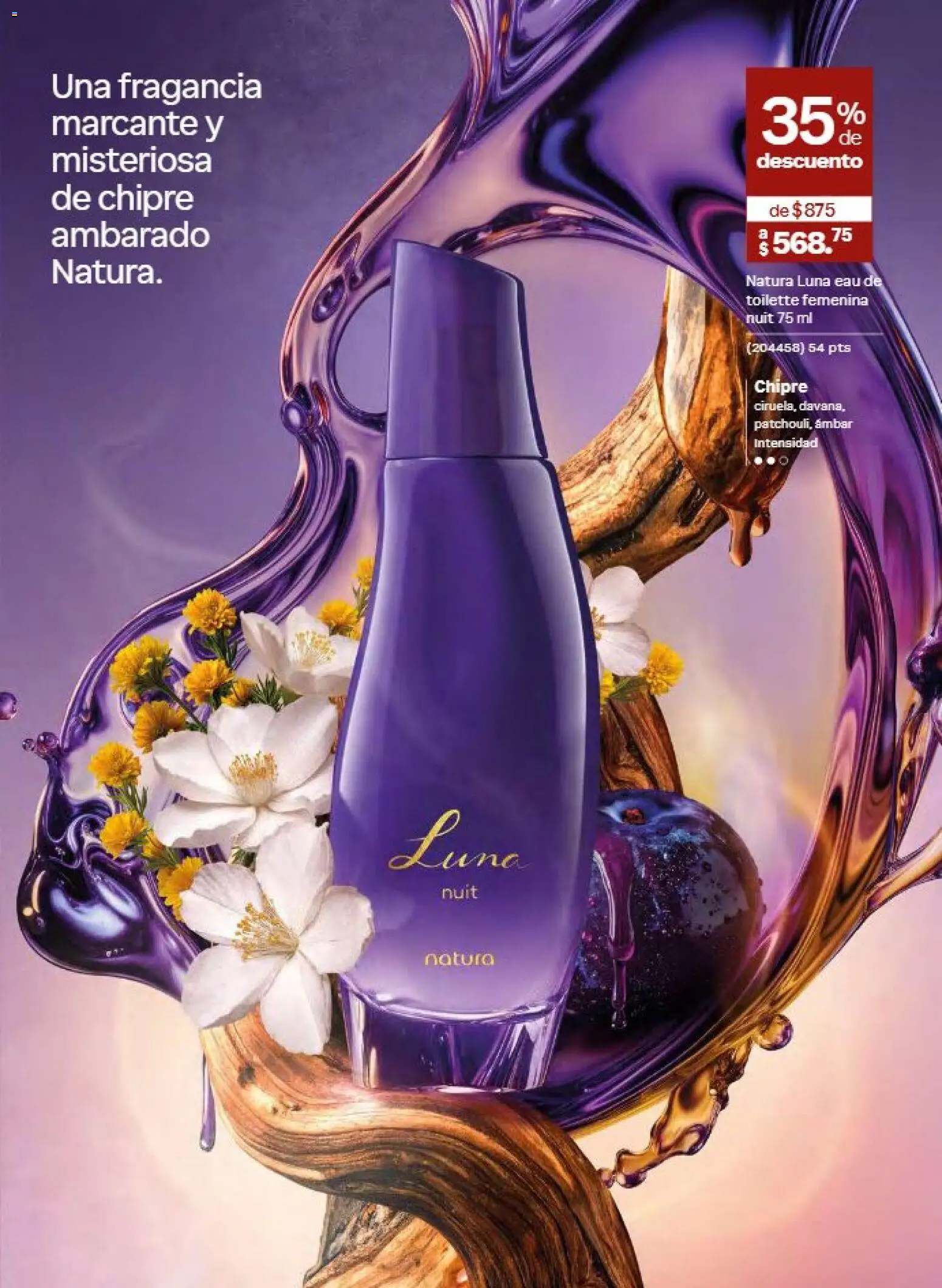 Nuevas ofertas de Natura válidas en toda la República Mexicana desde el 21/08/2026. ¡Encuentra las mejores ofertas en Natura campaña 13 2026! | Página: 35 | Productos: Fragancia, Eau de toilette