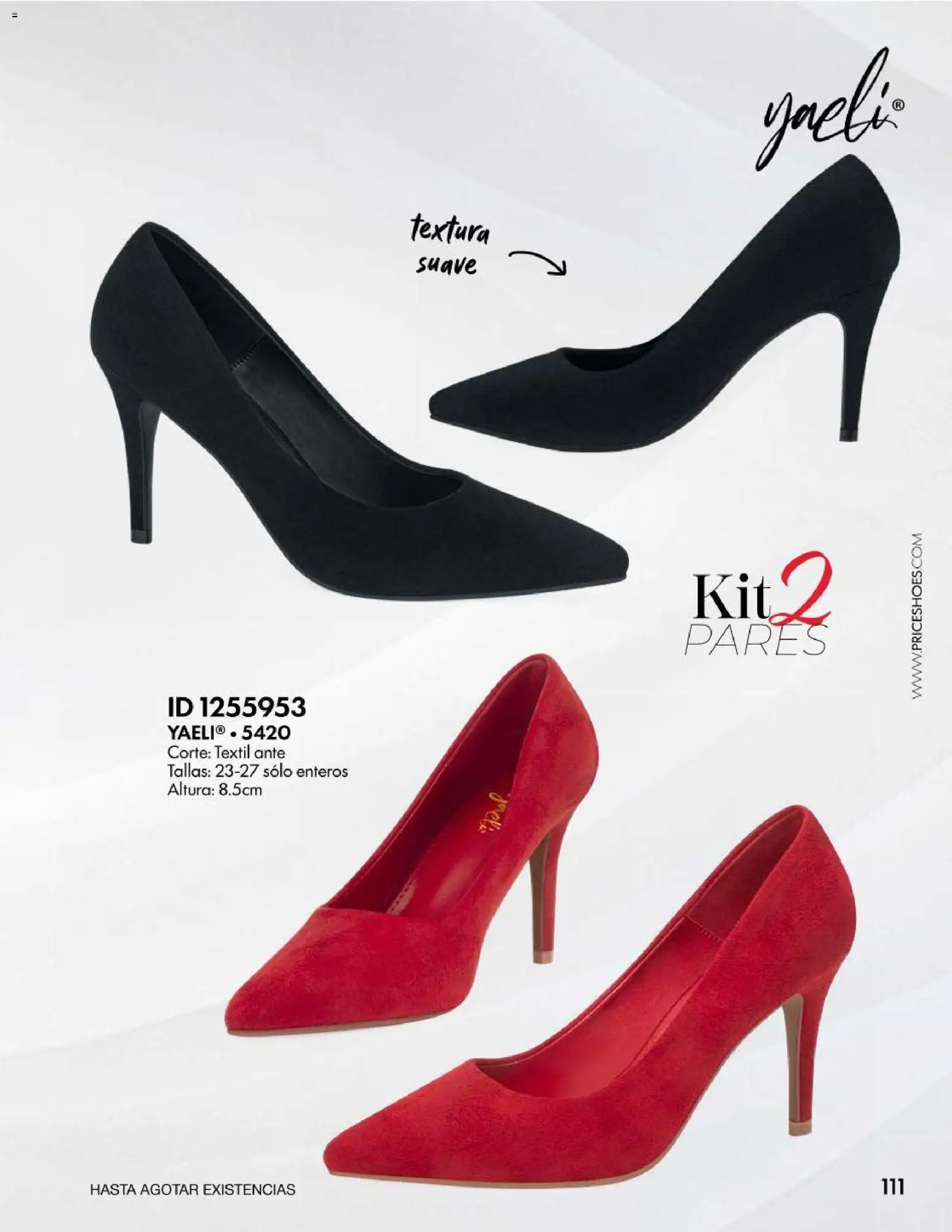 Nuevas ofertas de Price Shoes válidas en toda la República Mexicana desde el 28/08/2026. ¡Encuentra las mejores ofertas en Price Shoes catálogo Vestir Casual! | Página: 111