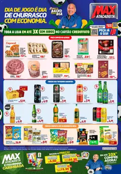 Max Atacadista ofertas do Dia - Pré-Visualização do folheto da loja Max Atacadista, válido de 24/06/2026 | Página: 1 | Produtos: Linguiça, Heineken, Refrigerante, Frango