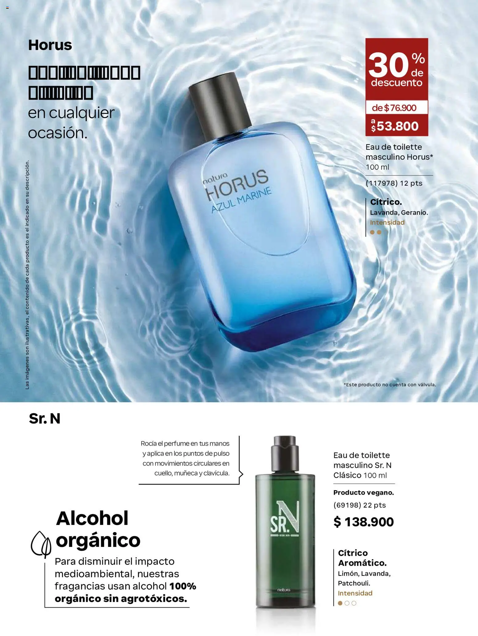 Natura revista - valida desde el 01/07/2026 | Página: 61 | Productos: Muñeca, Perfume, Eau de toilette, Alcohol