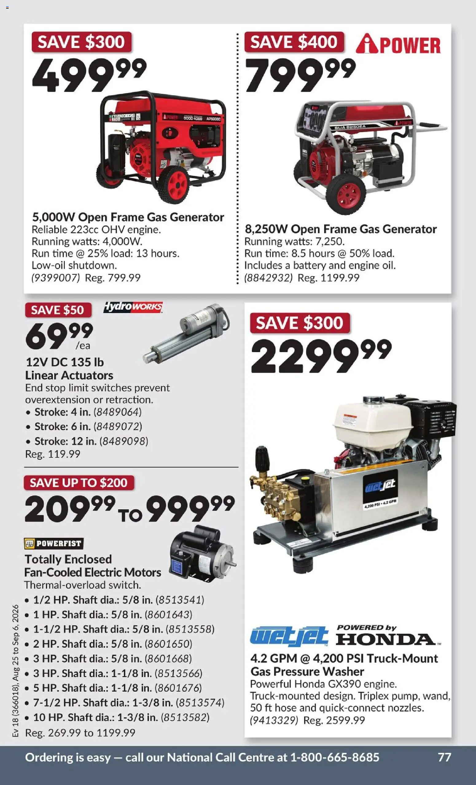 Princess Auto flyer valid from Aug 25, 2026 | Page: 78 | Products: Battery