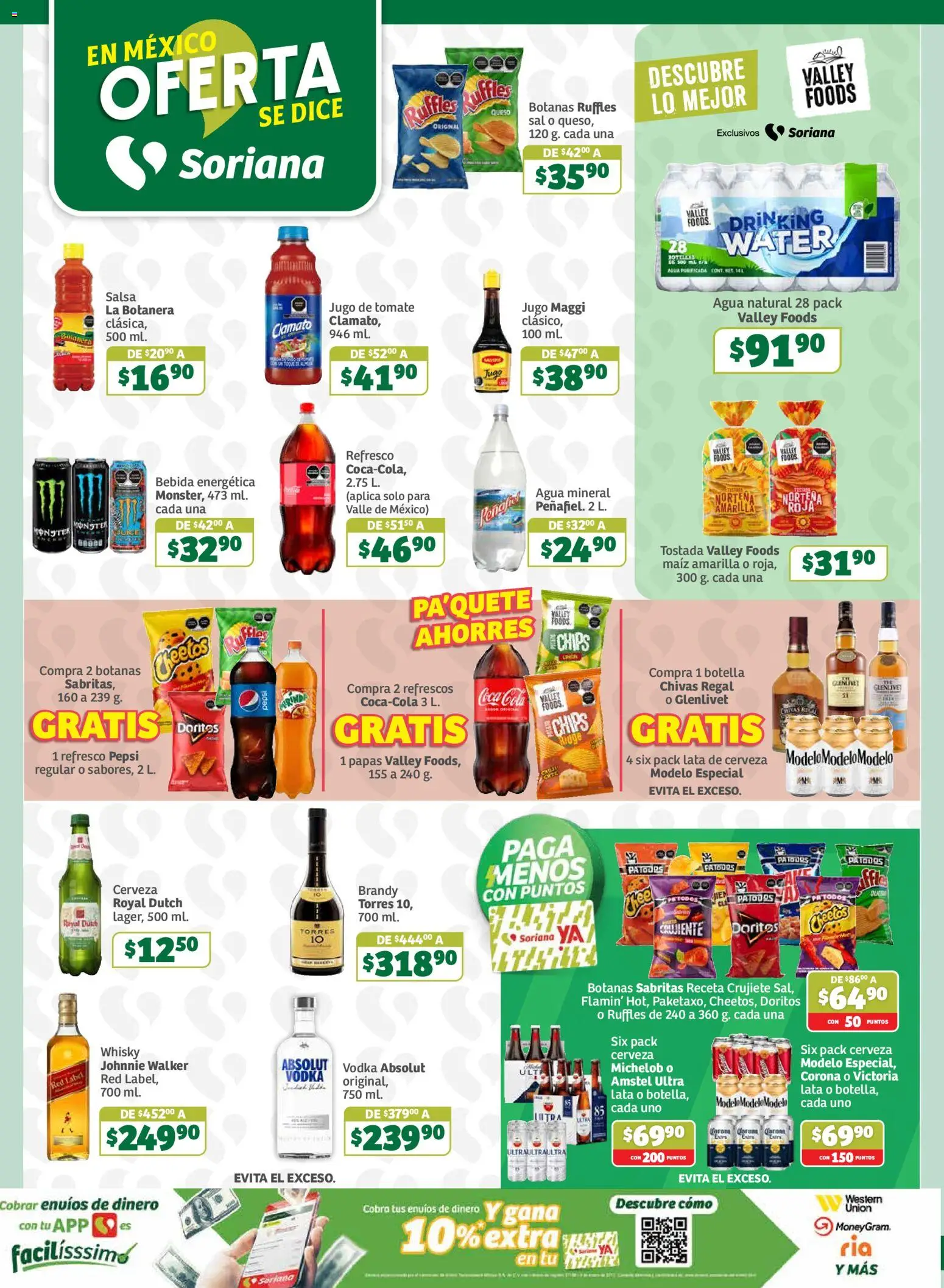 Nuevas ofertas de Soriana válidas en toda la República Mexicana desde el 06/08/2026. ¡Encuentra las mejores ofertas en Soriana Oferta se dice Soriana Súper Nacional! | Página: 4
