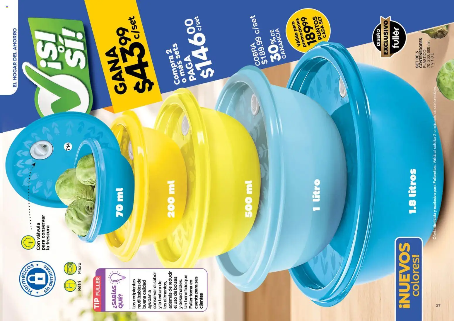 Nuevas ofertas de Fuller válidas en toda la República Mexicana desde el 30/09/2026. ¡Encuentra las mejores ofertas en Fuller Gana Más 13 2026! | Página: 19