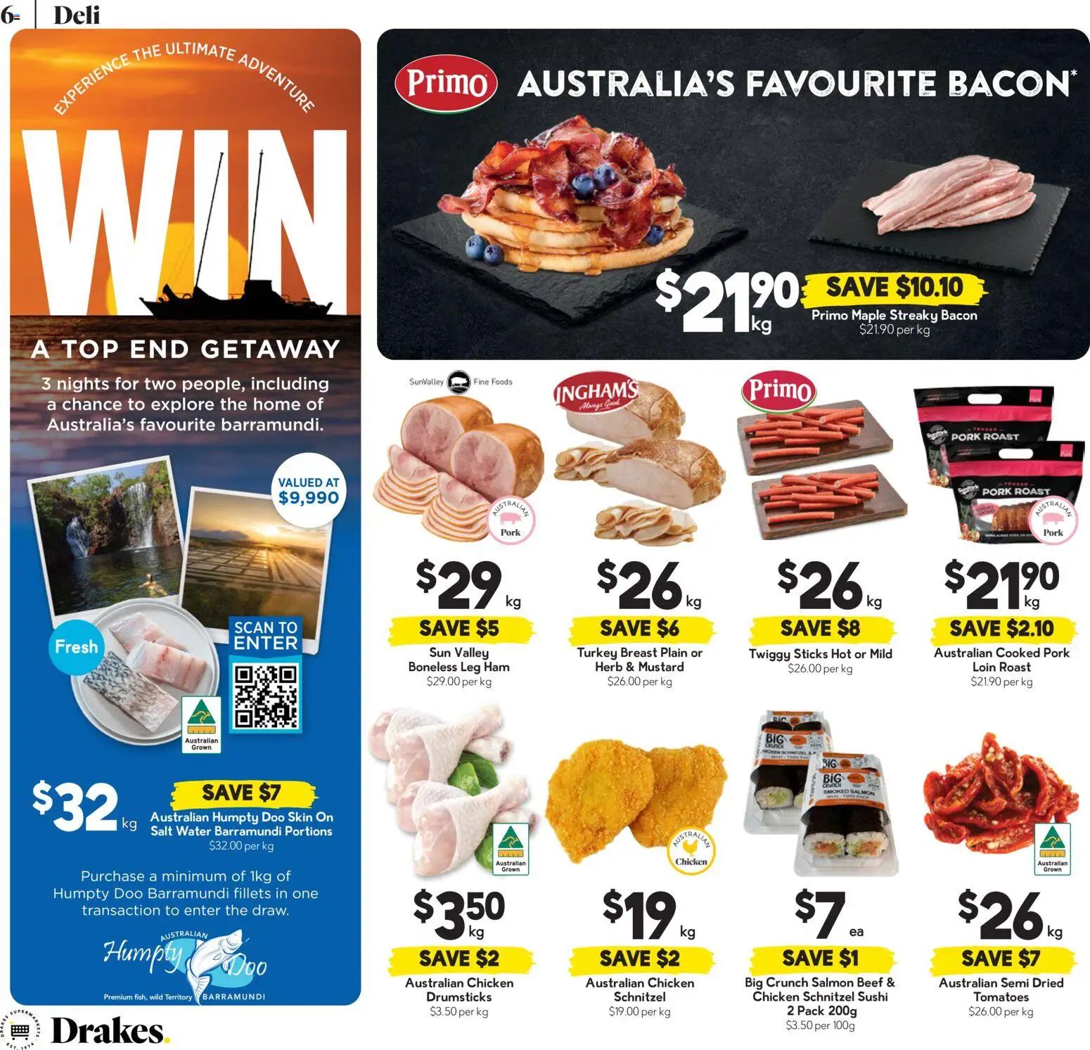 Drakes catalogue - valid from 06.05.2026 | Page: 6 | Products: Herb, Water, Salmon, Turkey
