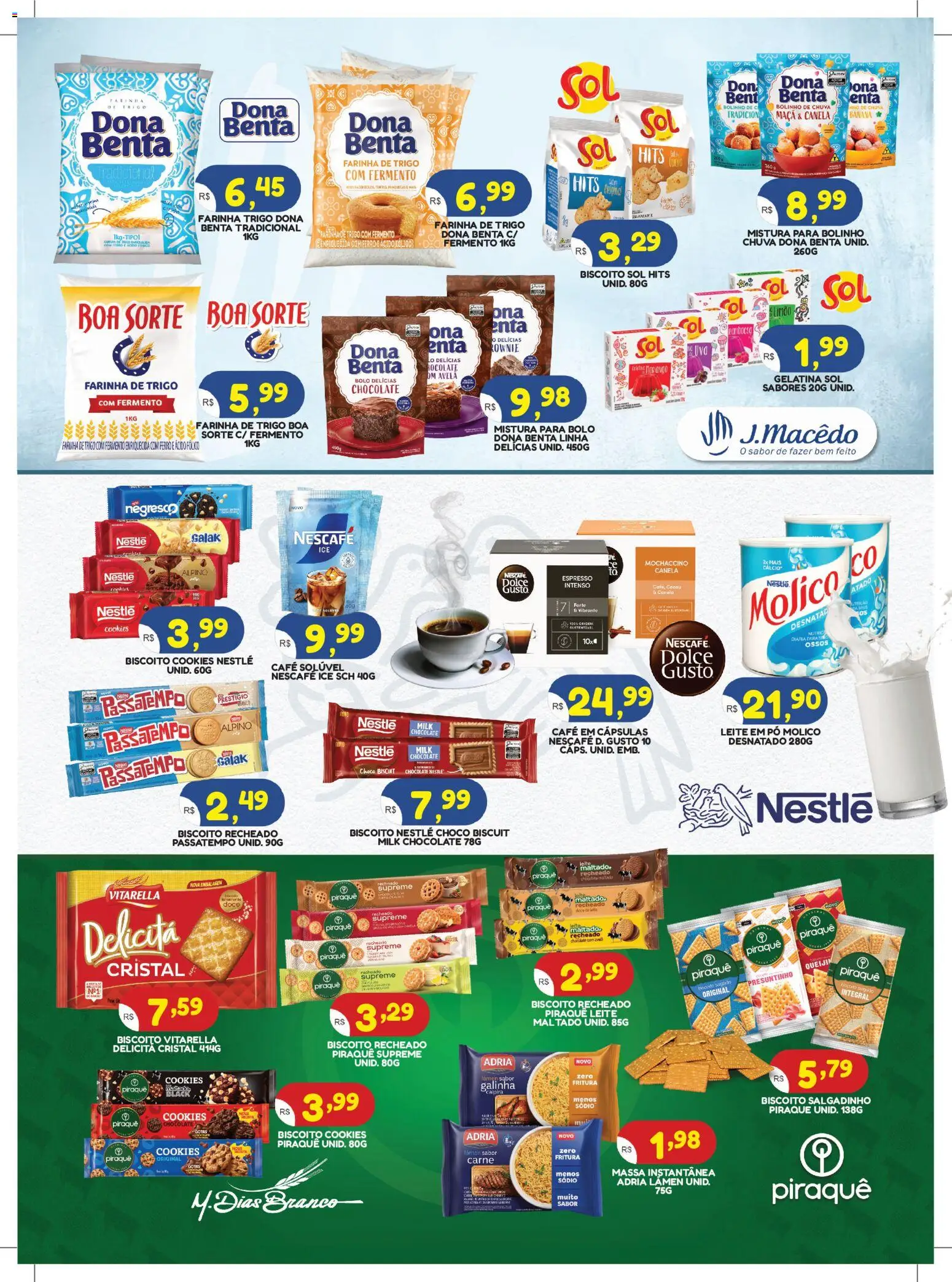 Bramil Supermercados Folheto - válido de 03/07/2026 | Página: 8 | Produtos: Coco, Leite, Massa, Gelatina