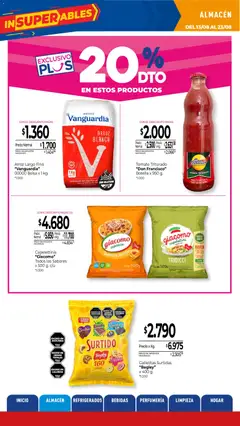 Vista previa La Anonima catálogo válido desde el 13/08/2026 | Página: 13 | Productos: Bolsa, Peso, Galletitas, Bebidas