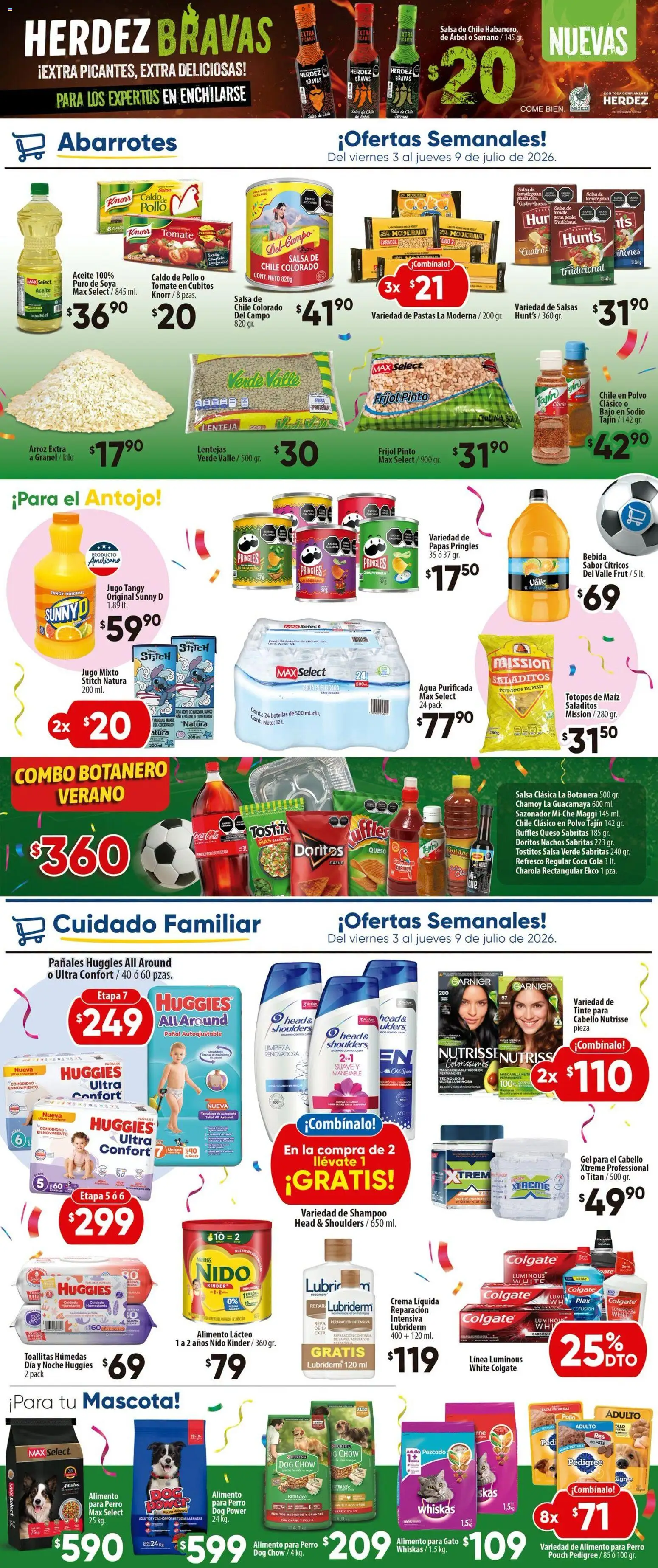 Nuevas ofertas de Calimax válidas en toda la República Mexicana desde el 03/07/2026. ¡Encuentra las mejores ofertas en Calimax folleto Ensenada! | Página: 4 | Productos: Pollo, Crema, Aceite, Mascarilla