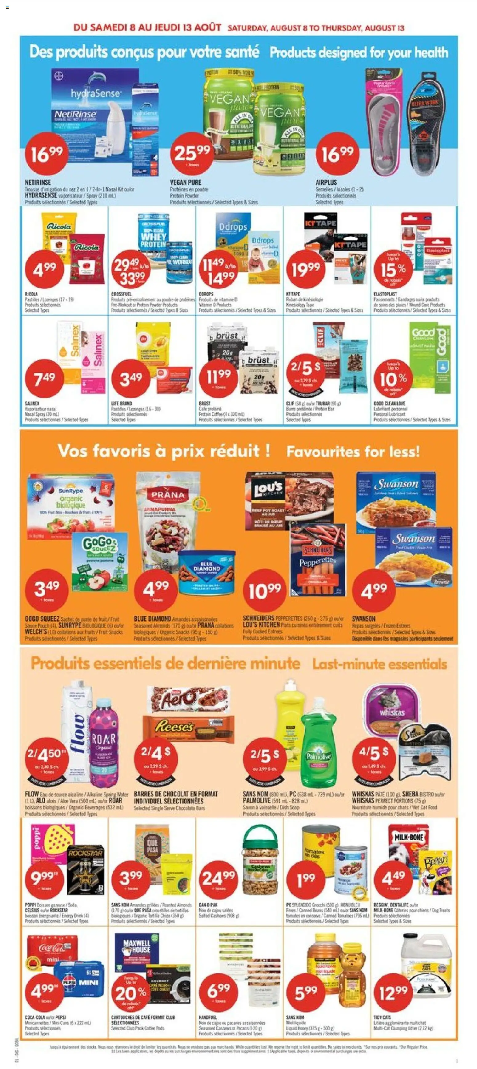 Pharmaprix flyer valid from Aug 7, 2026 | Page: 16