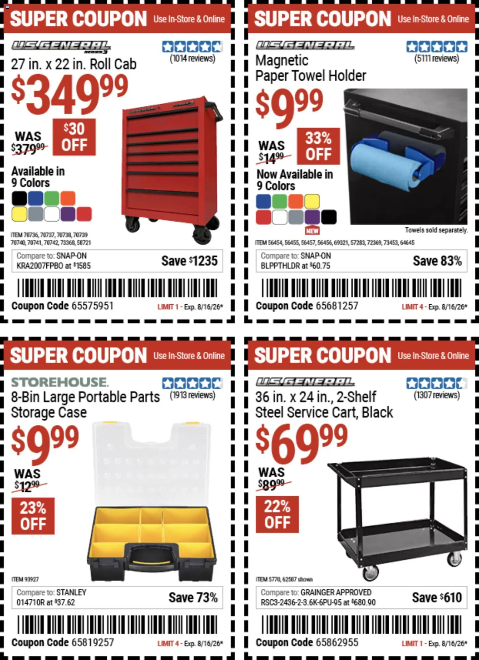 Harbor Freight Weekly Ad - valid from 08/03/2026 | Page: 5 | Products: Case