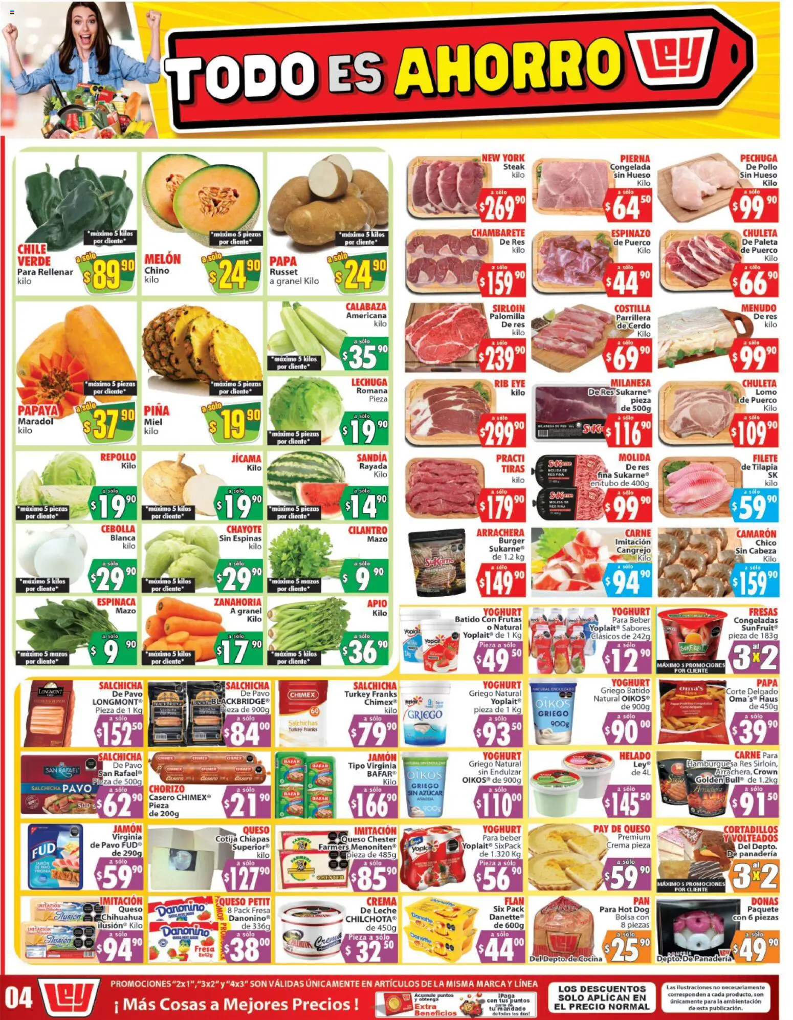 Nuevas ofertas de Casa Ley válidas en toda la República Mexicana desde el 28.05.2026. ¡Encuentra las mejores ofertas en Casa Ley folleto Autoservicio La Paz, BCS! | Página: 1 | Productos: Pollo, Papa, Leche, Chorizo