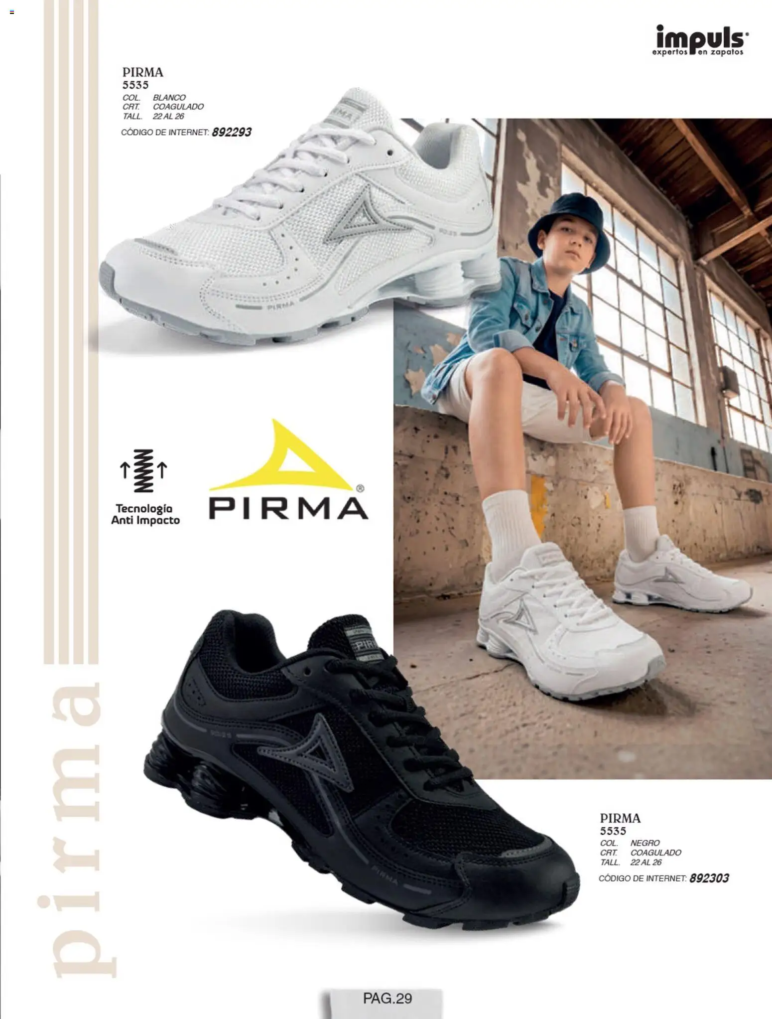 Nuevas ofertas de Impuls válidas en toda la República Mexicana desde el 01/07/2026. ¡Encuentra las mejores ofertas en Impuls catálogo Niño! | Página: 31 | Productos: Zapatos