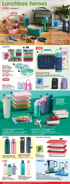 Preview of Canadian Tire flyer - Back To Class from shop Canadian Tire valid from Aug 6, 2026 | Page: 3 | Products: Water, Pots, Lunch box, Lids