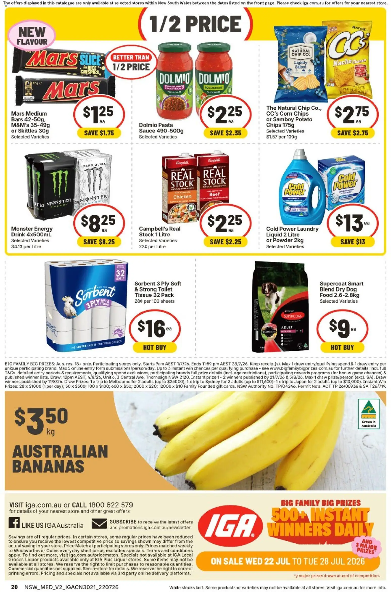 IGA catalogue - valid from 22/07/2026 | Page: 18 | Products: Rice, Beef, Chips, Sauce
